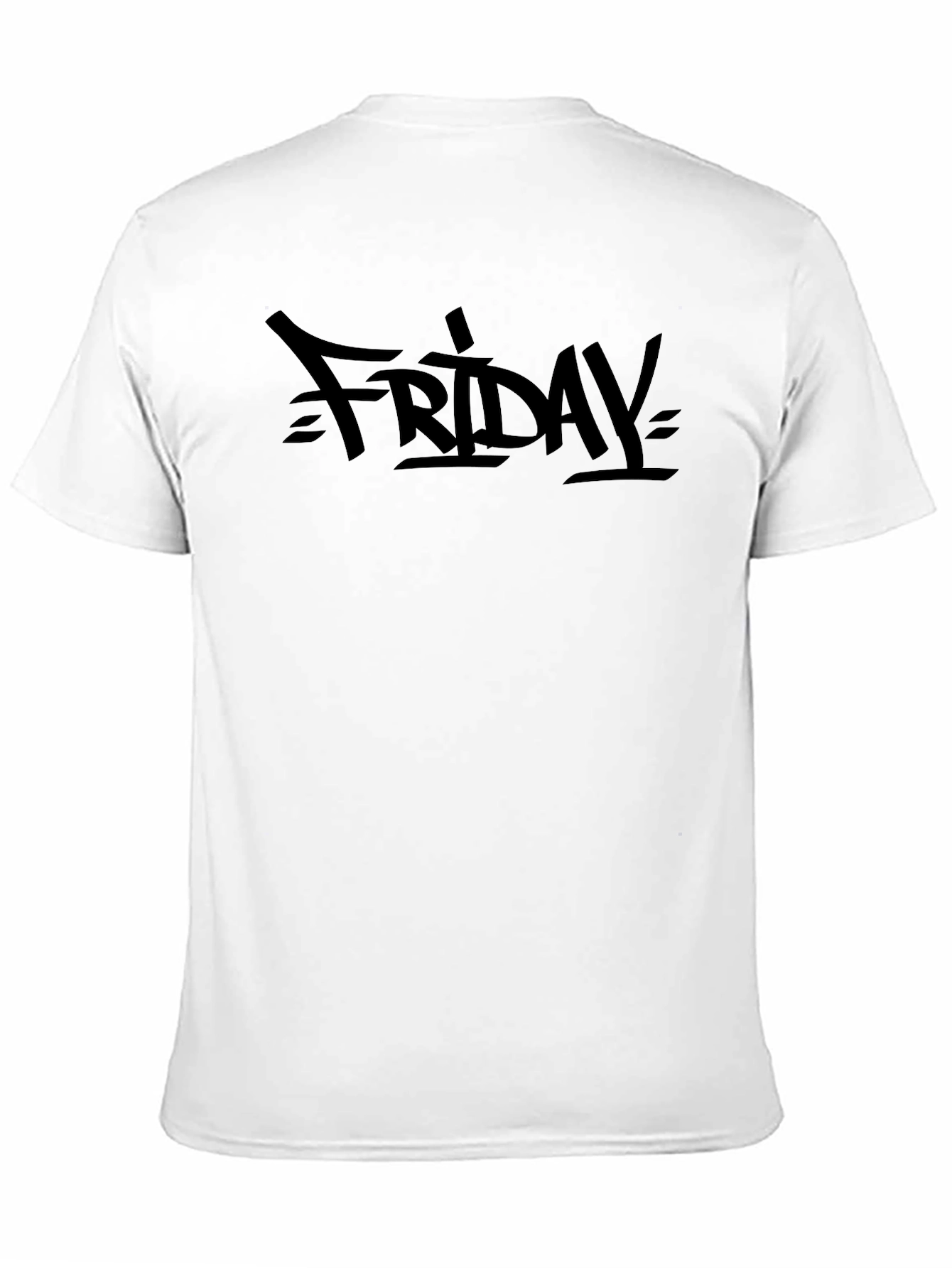 Black Friday Graphic Print Black T-Shirt view 11