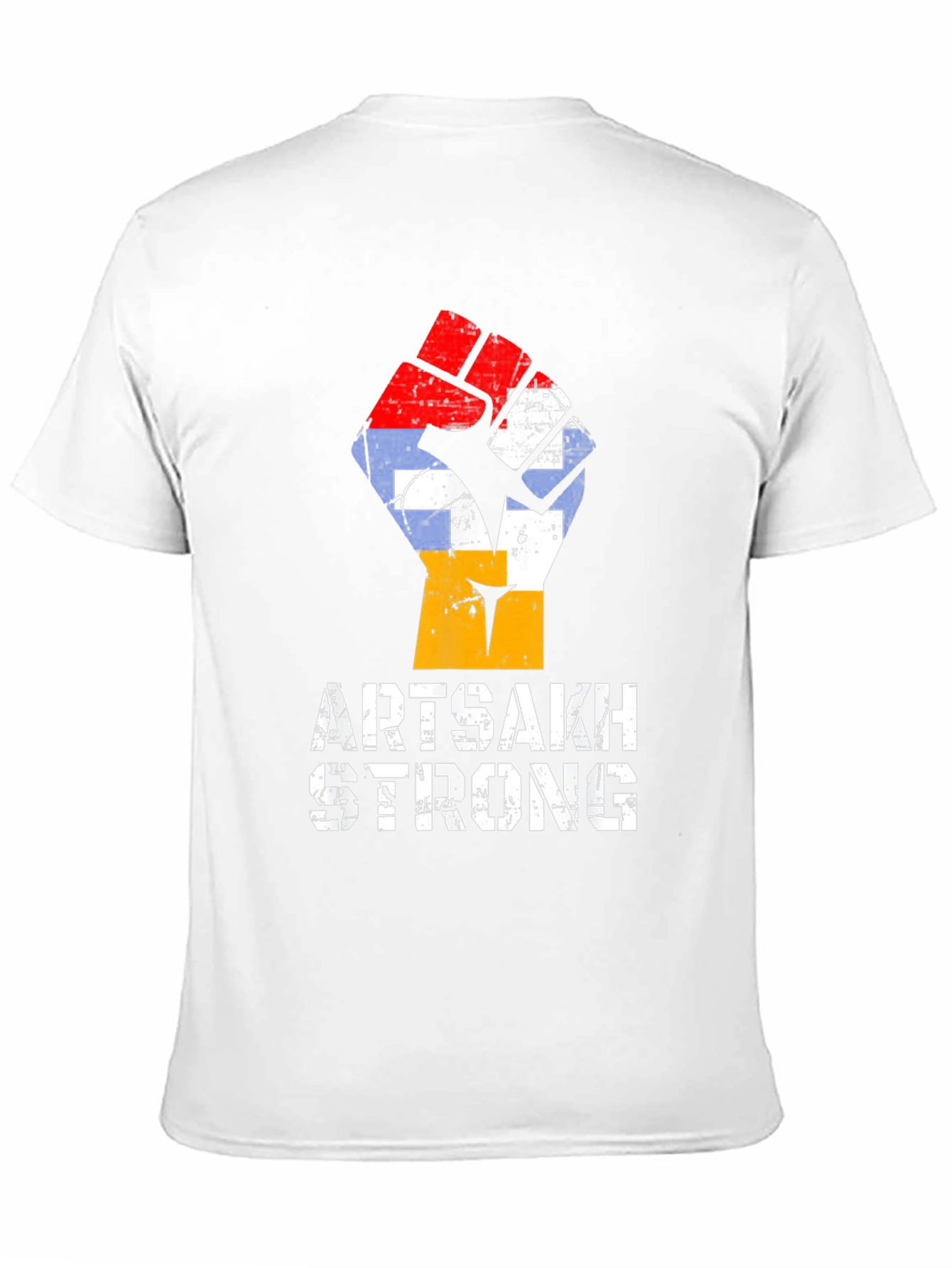 Artsakh Strong T-Shirt Fist Flag - 11
