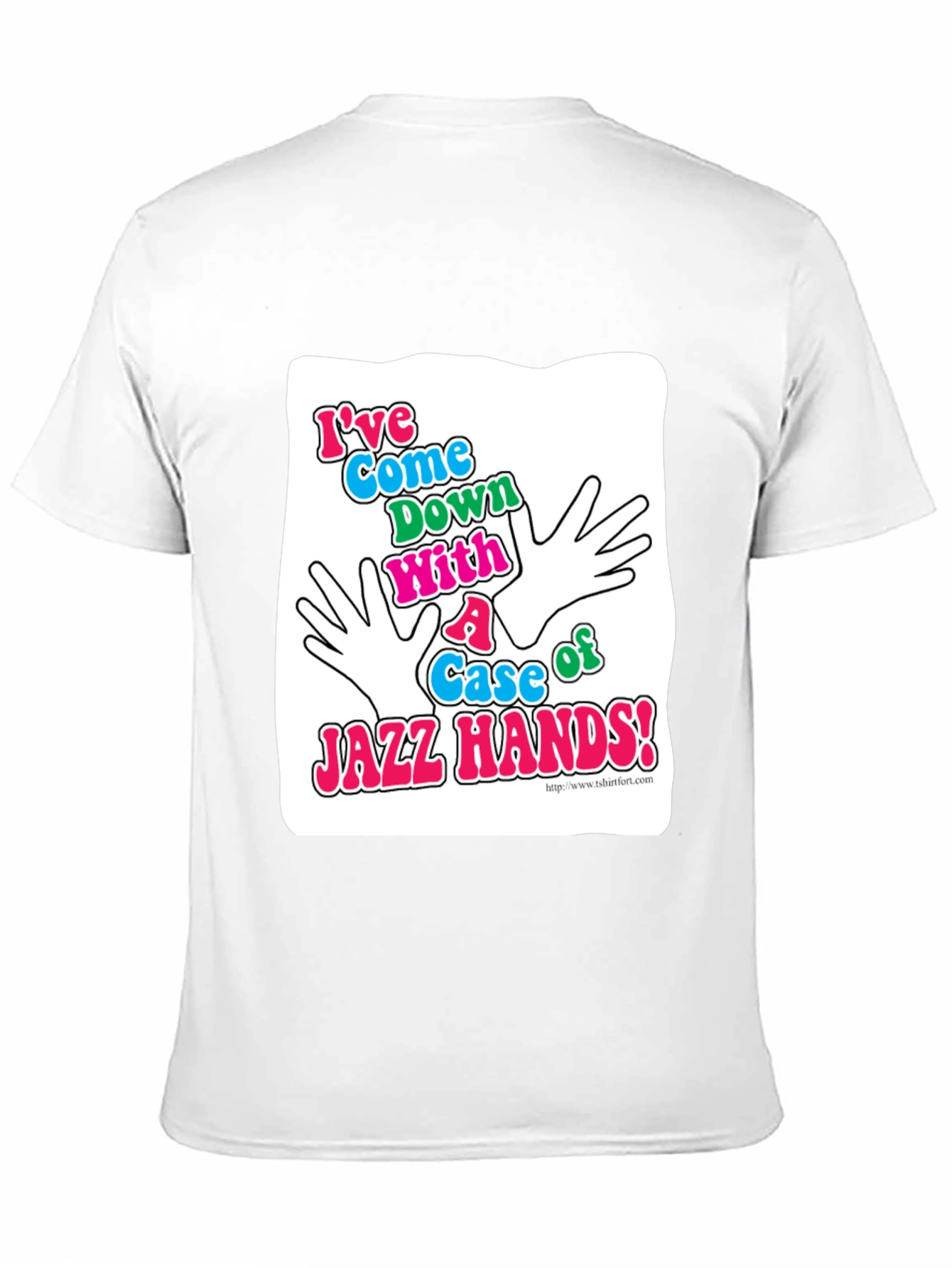 Black Jazz Hands Graphic T-Shirt - Black Cotton Tee view 11