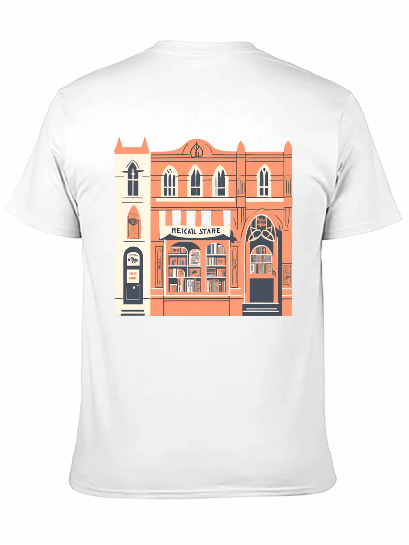 Black Bookstore Graphic Tee - Stylish Unisex T-Shirt view 11