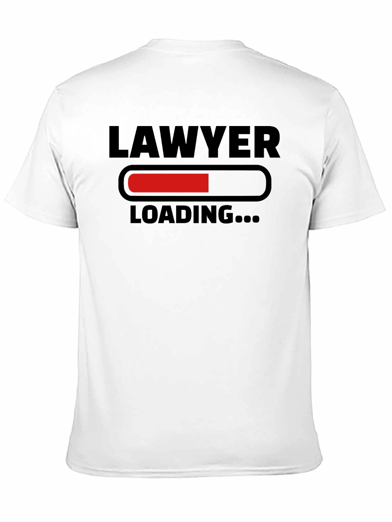 Black Lawyer Loading Funny T-Shirt view 11