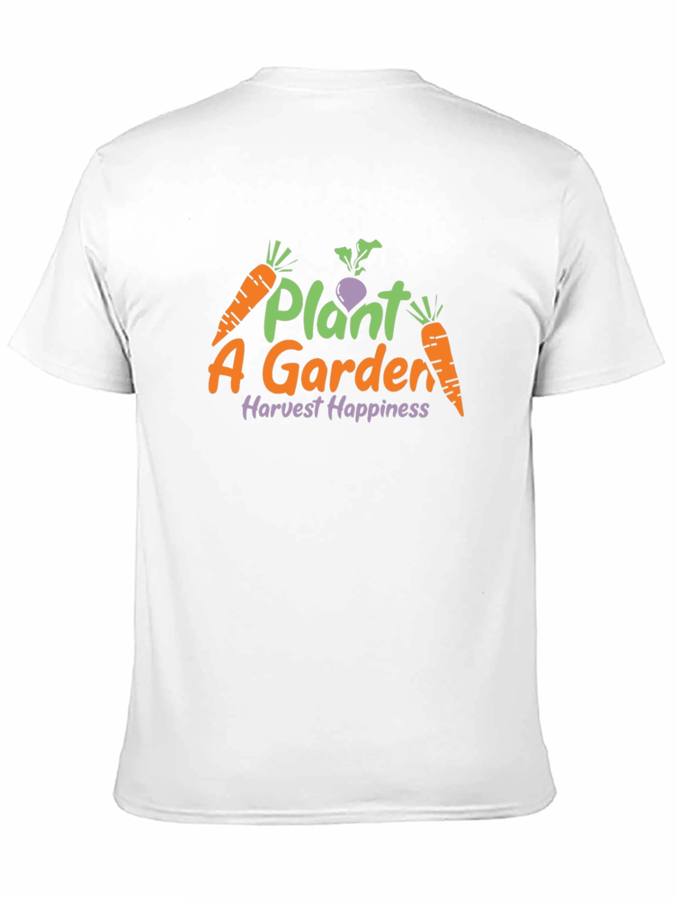 Black Plant A Garden T-Shirt - Harvest Happiness view 11