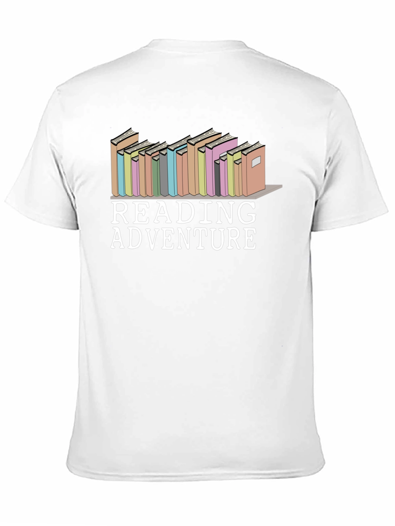 Black Reading Adventure Graphic T-Shirt view 11