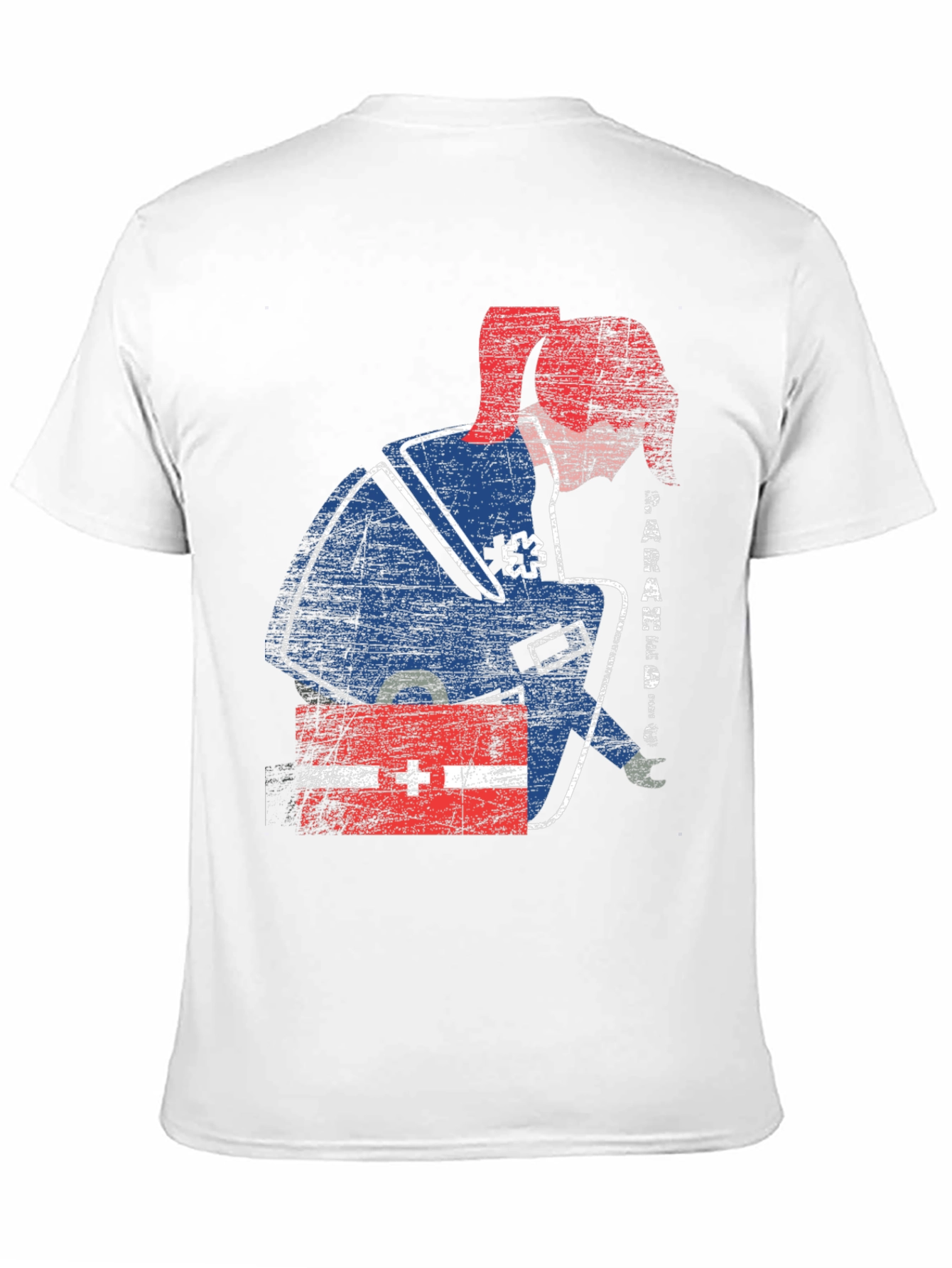 Black Paramedic Graphic T-Shirt - Grunge Style view 11