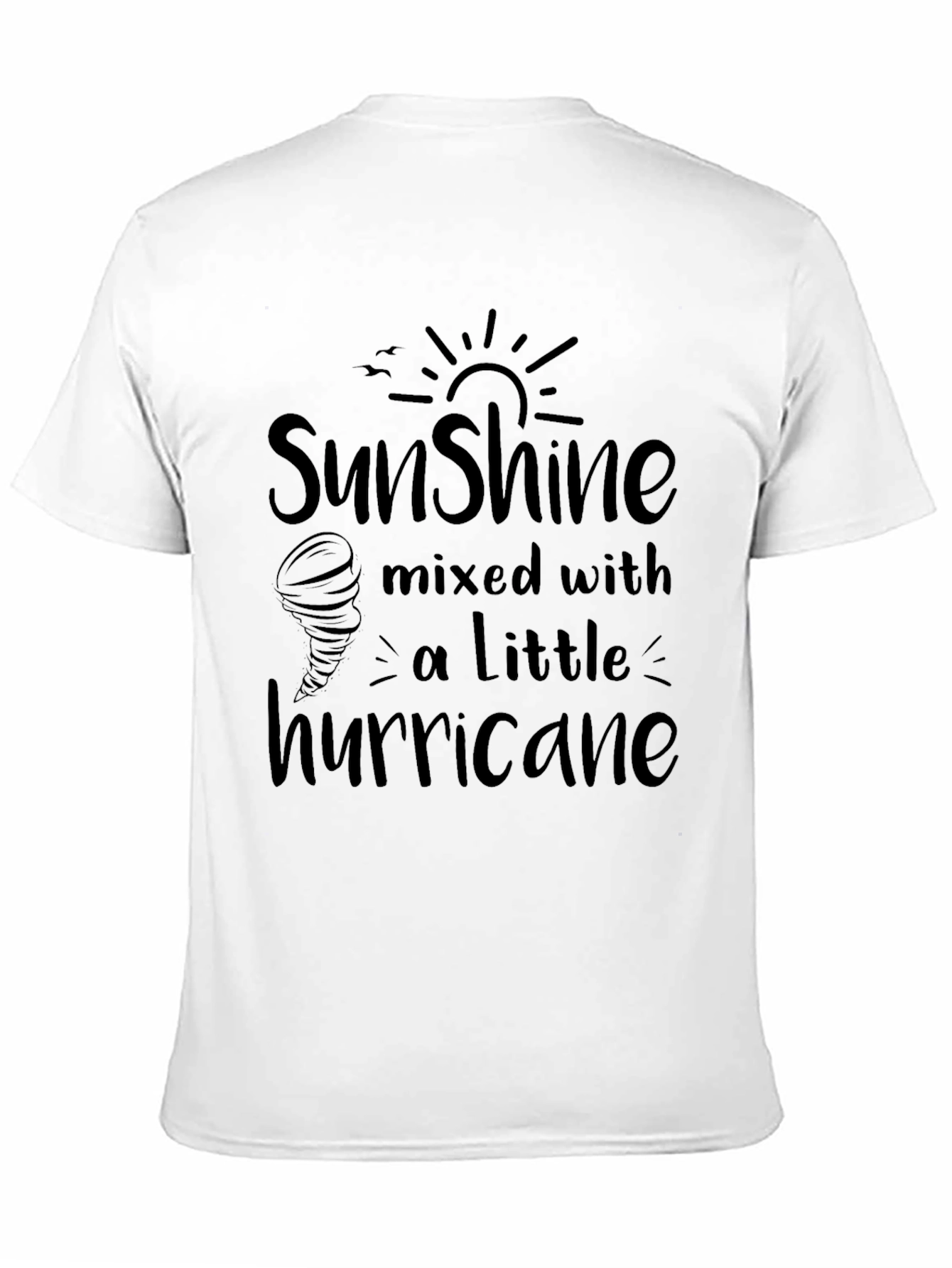Black Sunshine & Hurricane Graphic Tee view 11