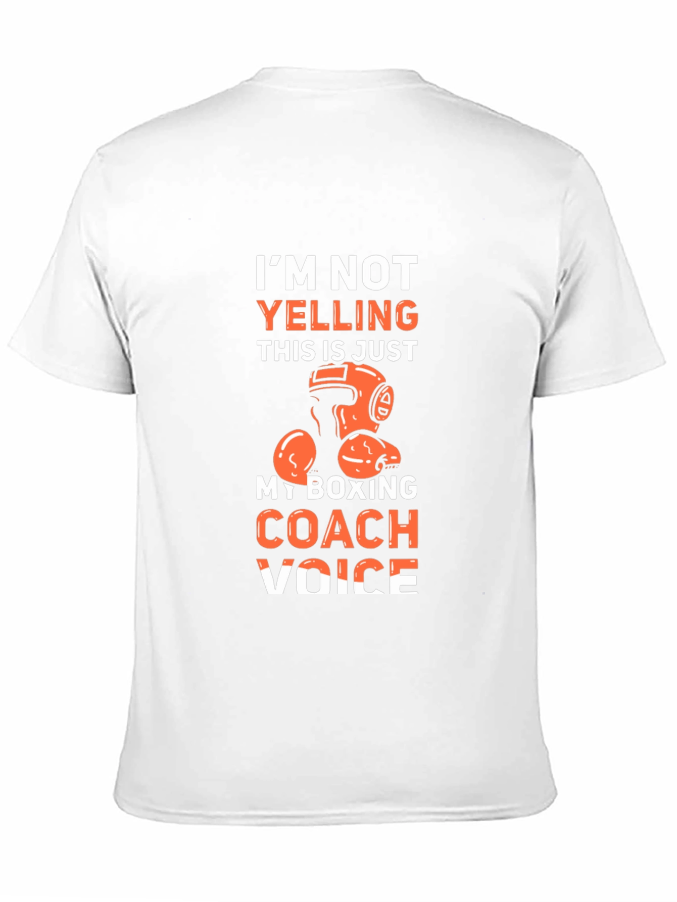 Black Boxing Coach Voice T-Shirt - Funny Boxer Tee view 11