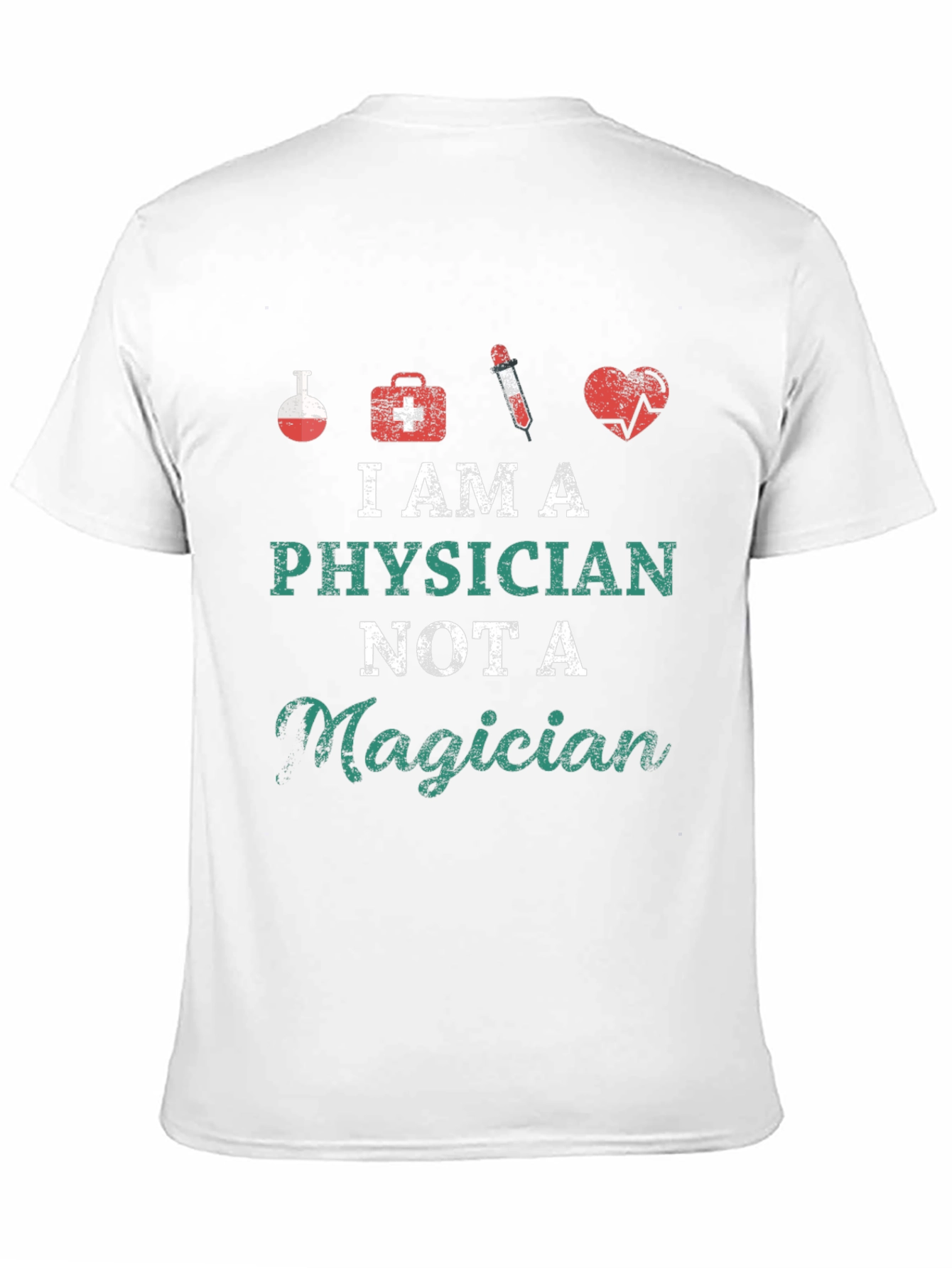 Black Physician Not A Magician Graphic Tee view 11