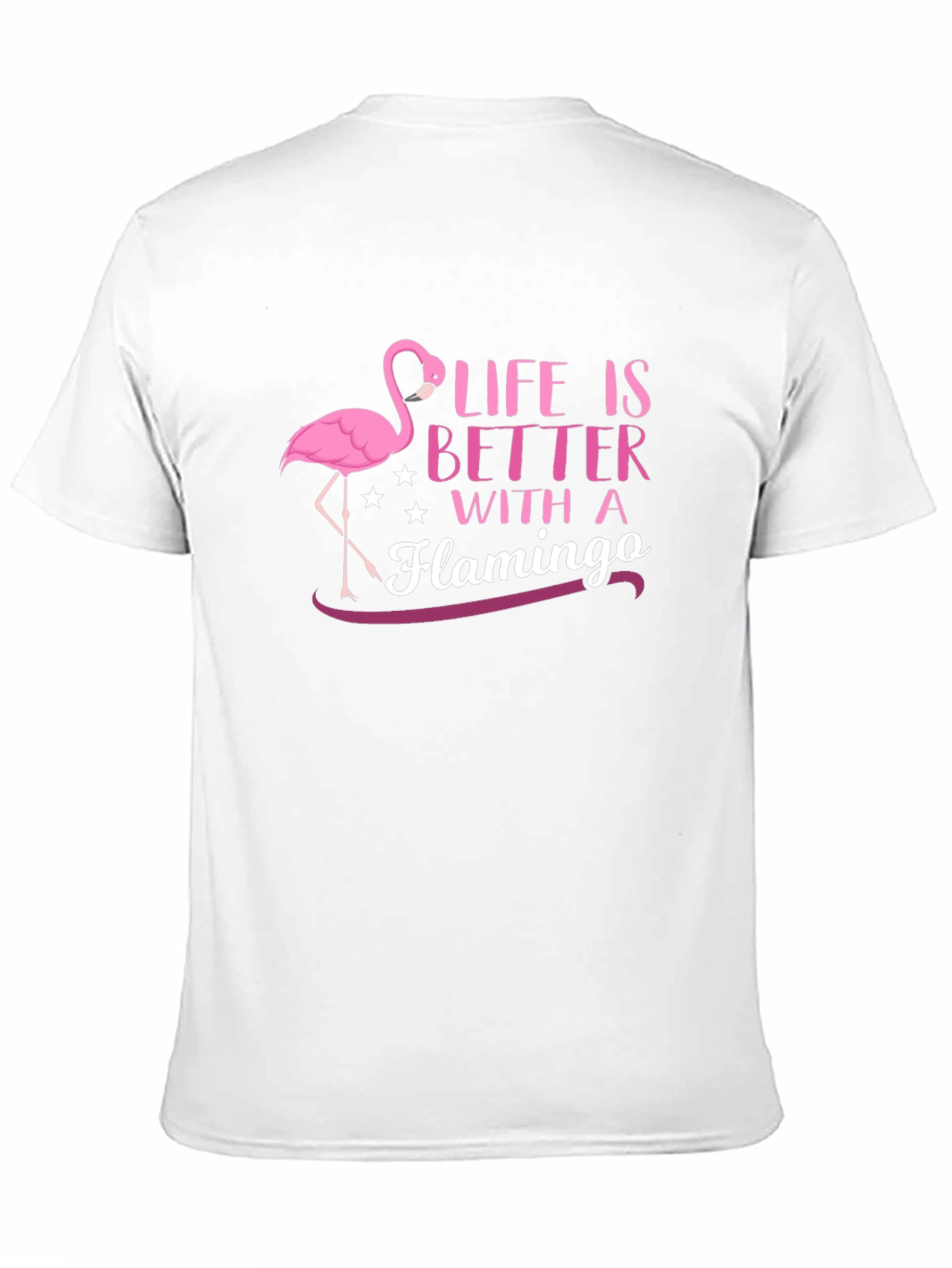 Black Life is Better with a Flamingo Graphic Tee view 11