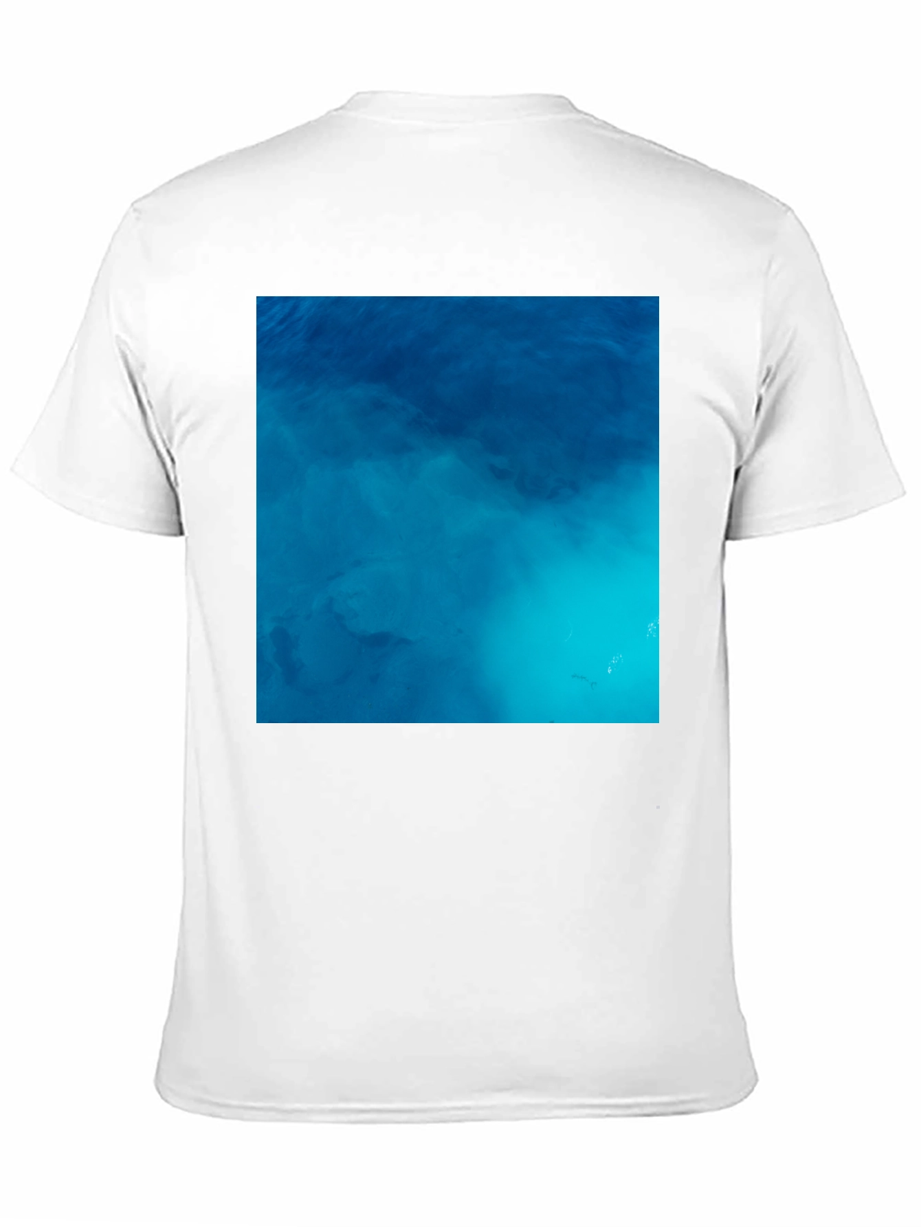 Black Ocean Water Graphic Tee - Relaxed Fit Black Shirt view 11