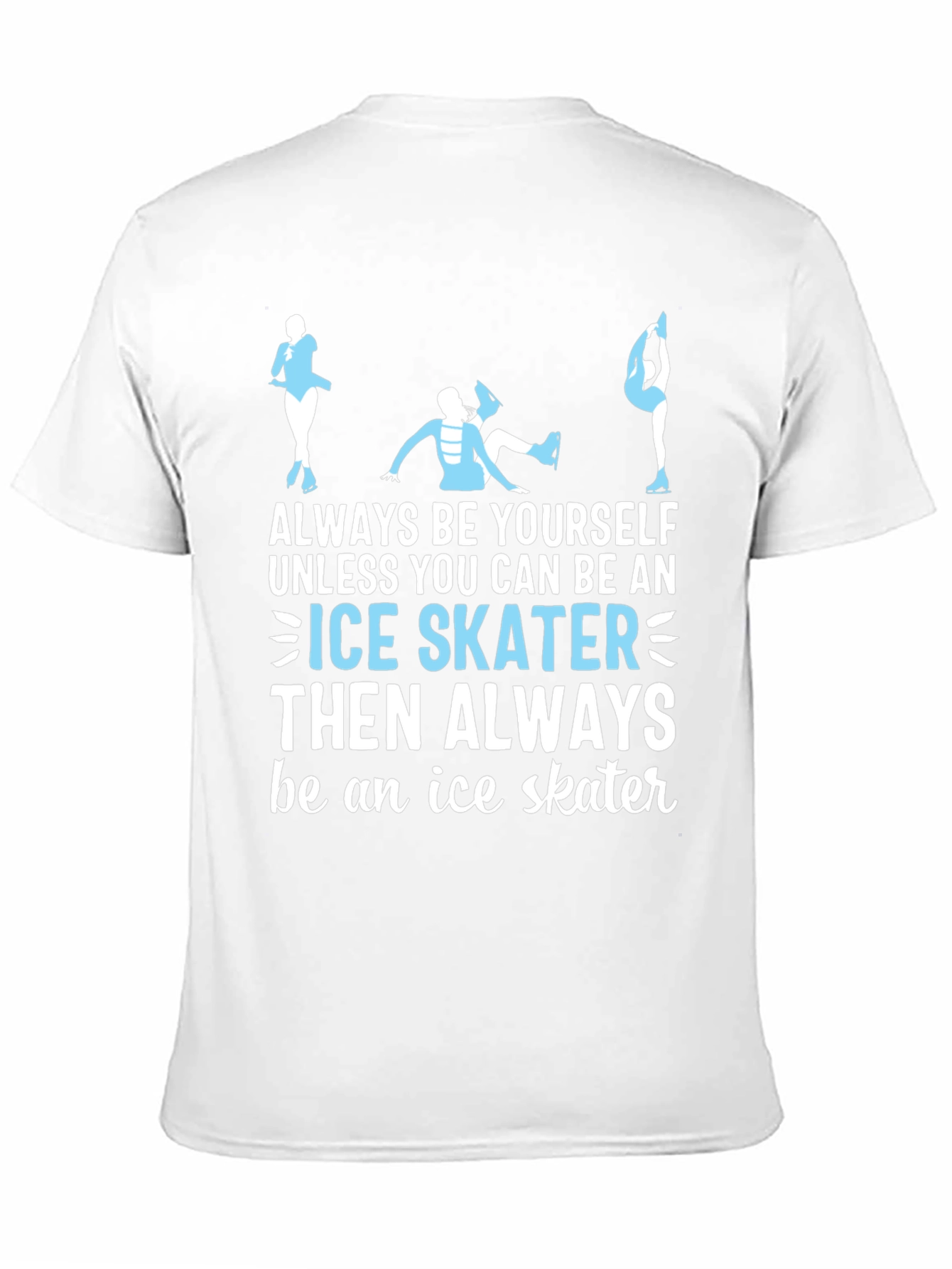 Black Ice Skater T-Shirt: Always Be Yourself Apparel view 11