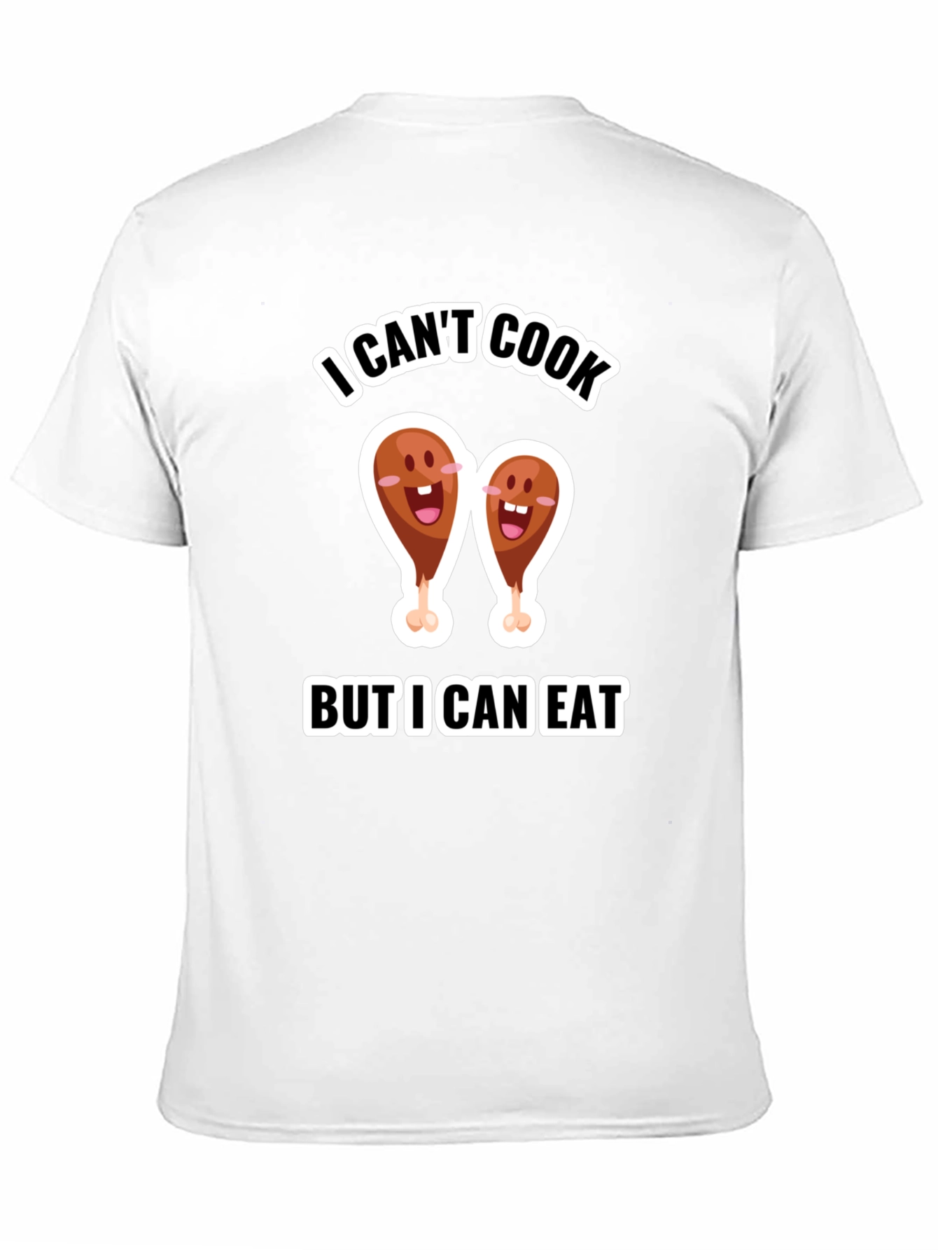 Black Funny I Can't Cook But I Can Eat T-Shirt view 11