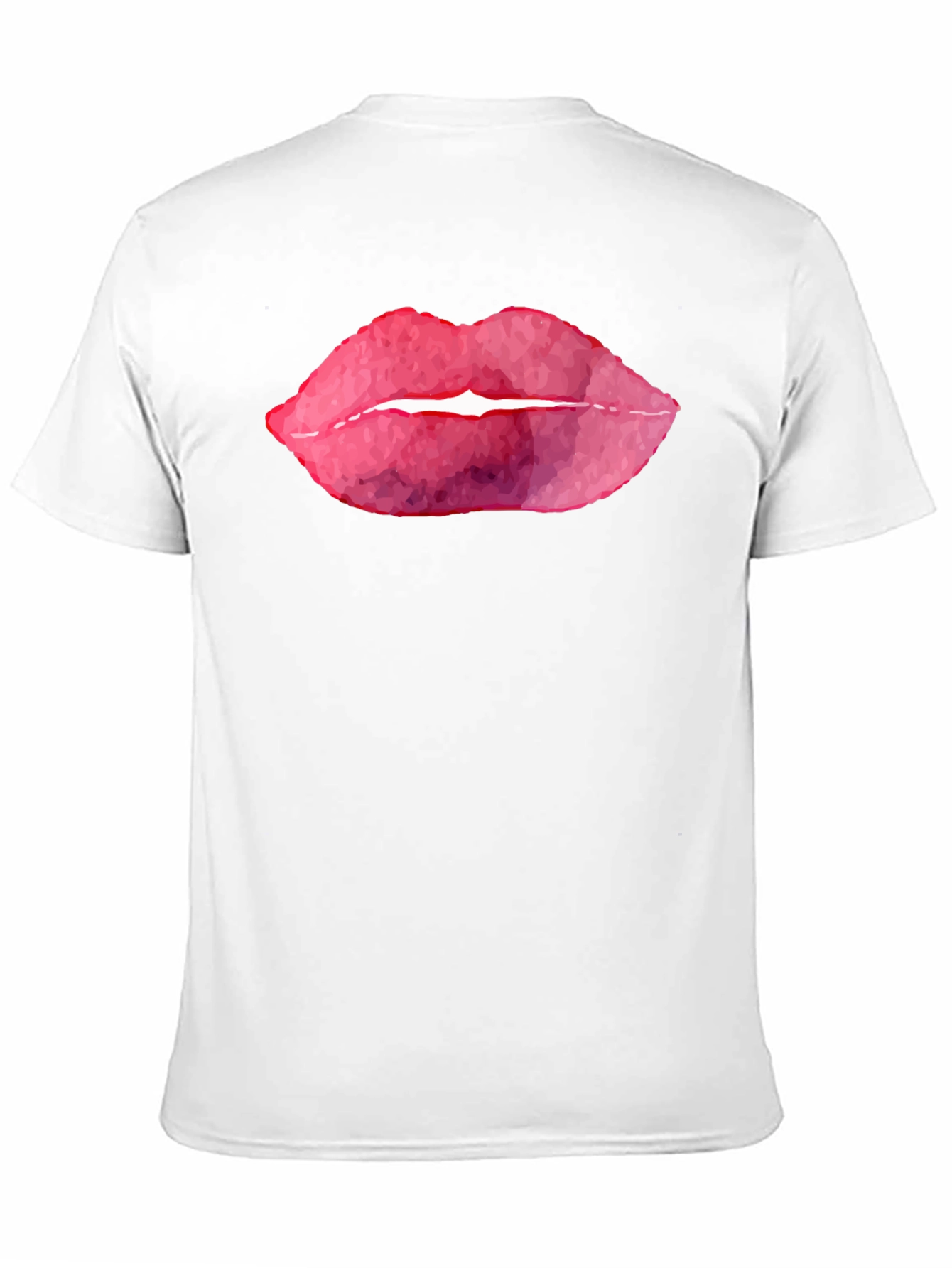 Black Bold Lips Graphic T-Shirt - Black view 11