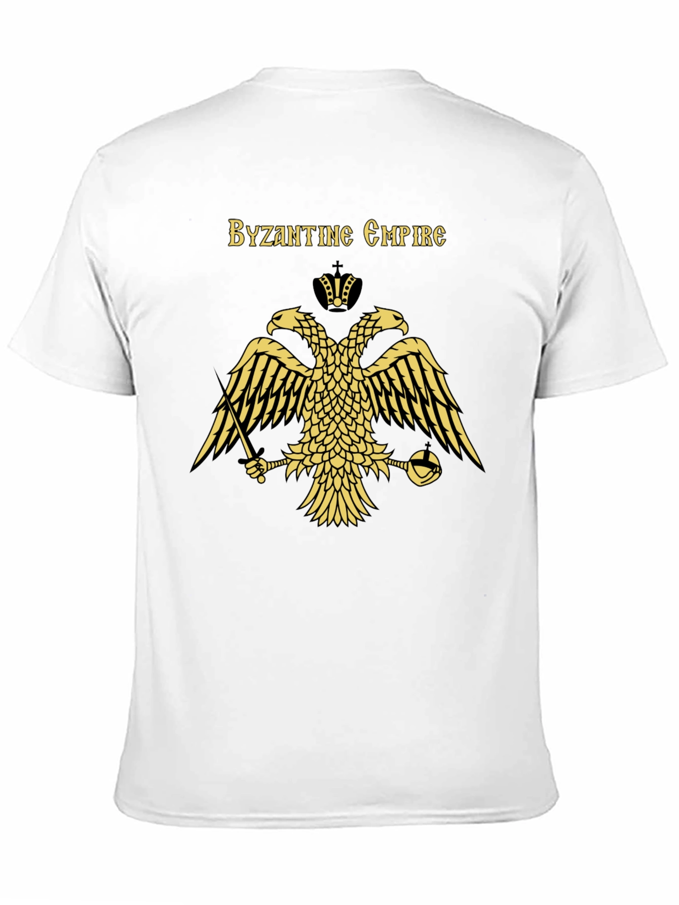 Black Byzantine Empire Double-Headed Eagle T-Shirt view 11