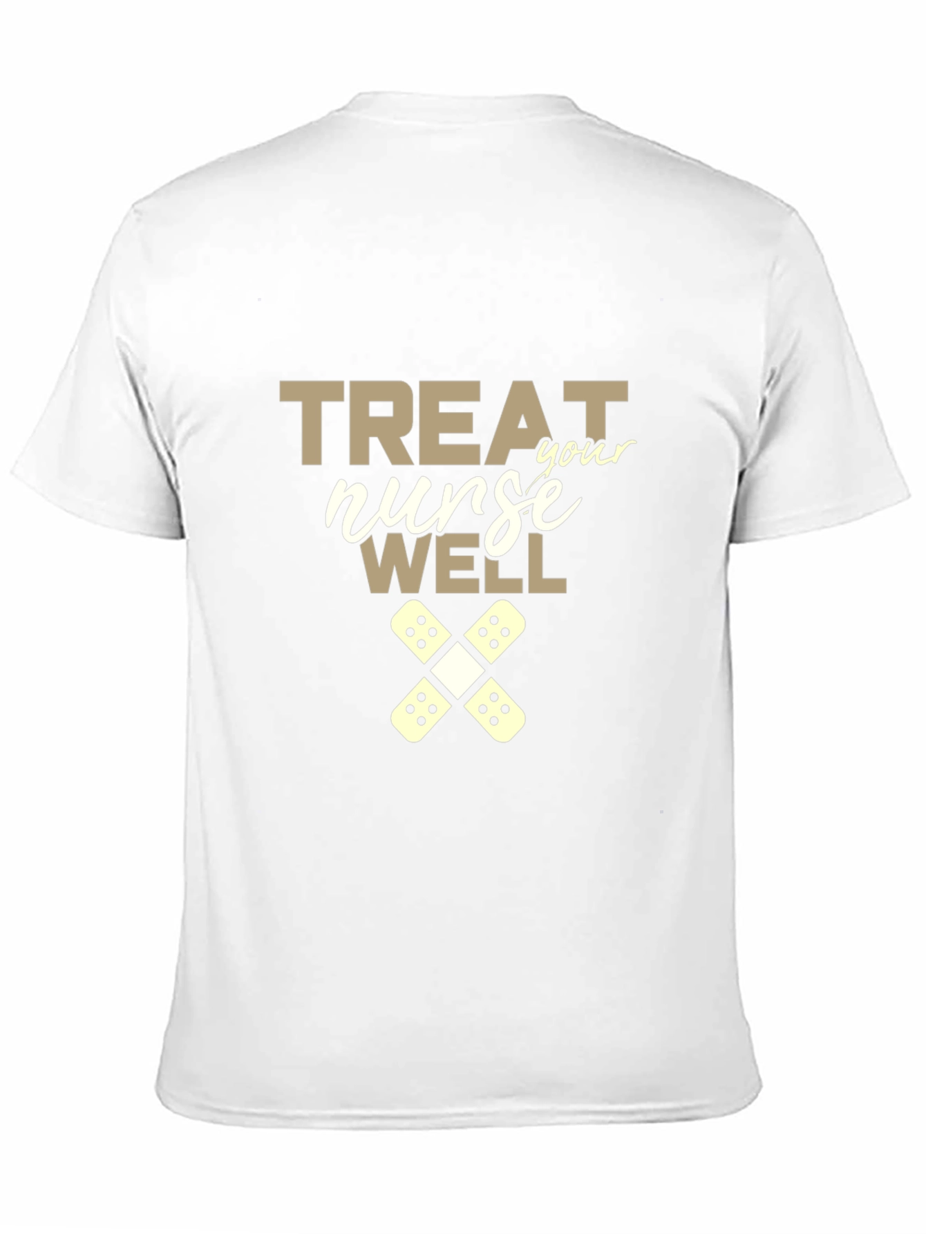 Black Treat Your Nurse Well Graphic Tee view 11