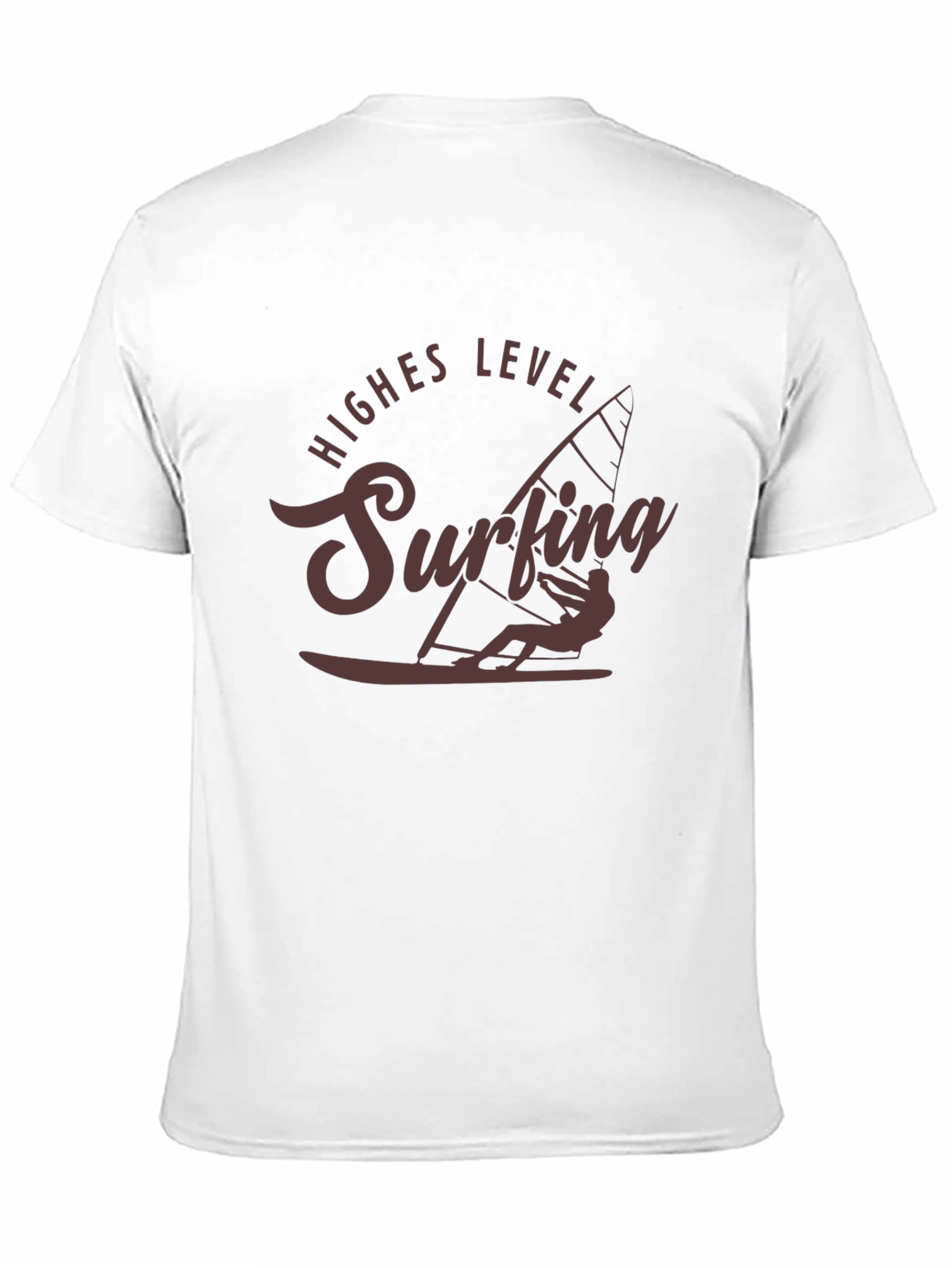 Black Surfing T-Shirt - Highest Level Design, Casual Wear view 11
