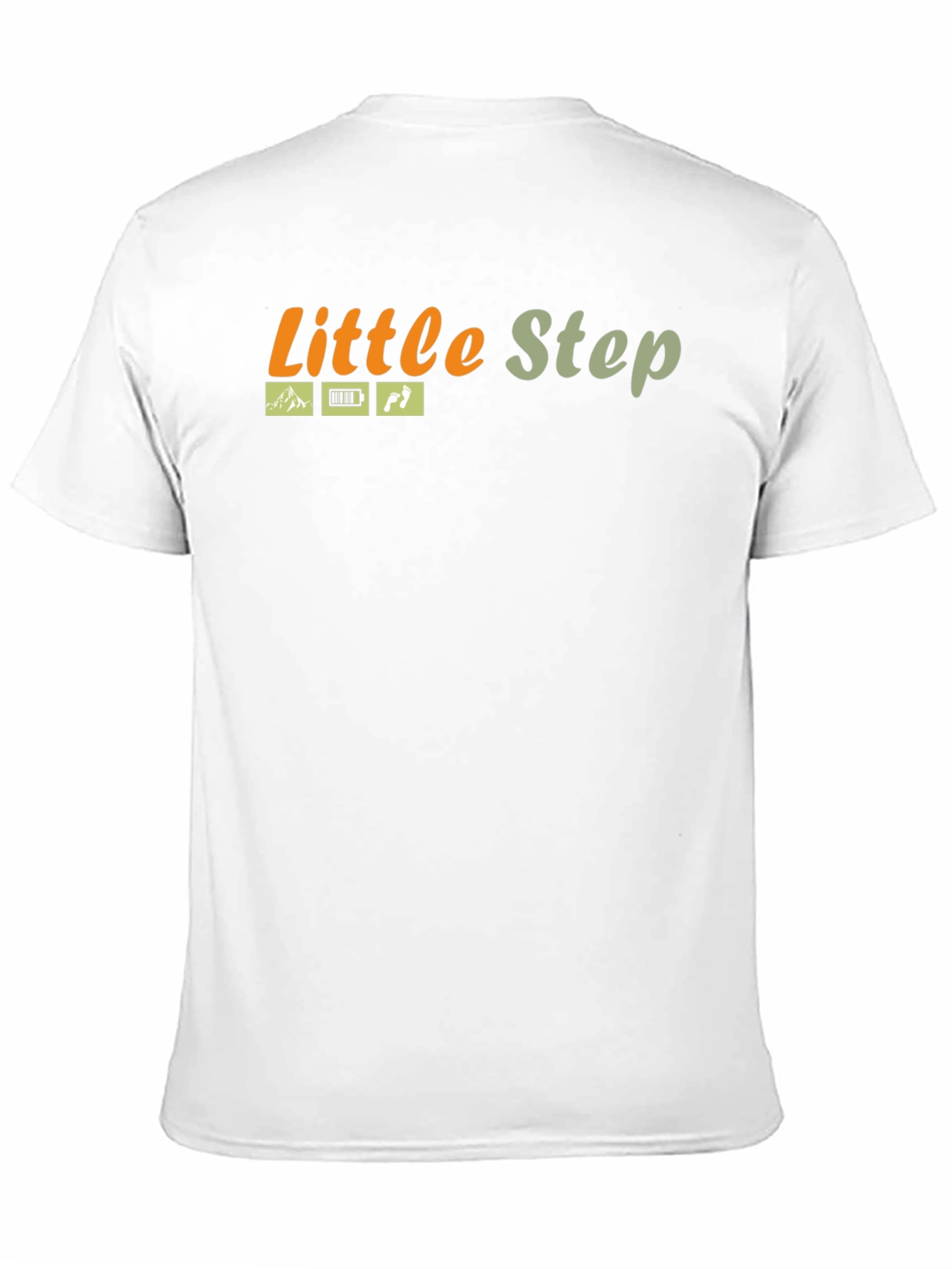 Black Little Step Black Cotton Graphic Tee view 11