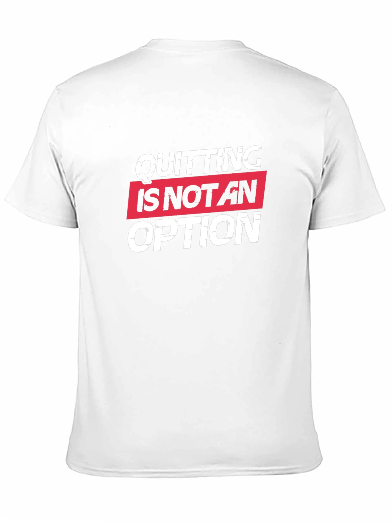 Black Quitting Is Not An Option Black Tee Shirt view 11