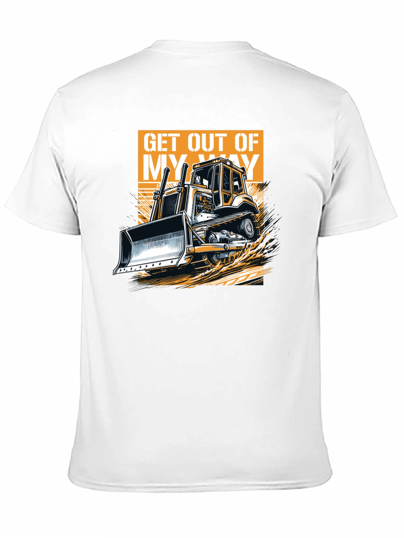 Black Bulldozer Graphic T-Shirt view 11