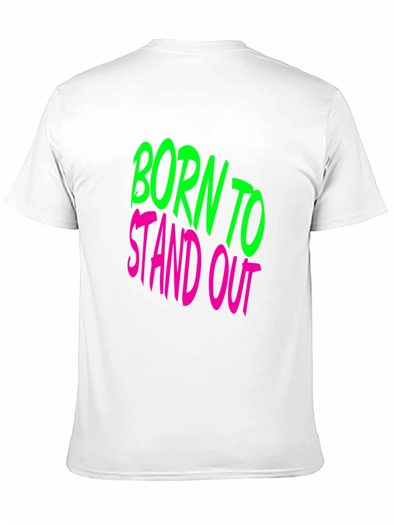 Black Born to Stand Out Graphic T-Shirt view 11