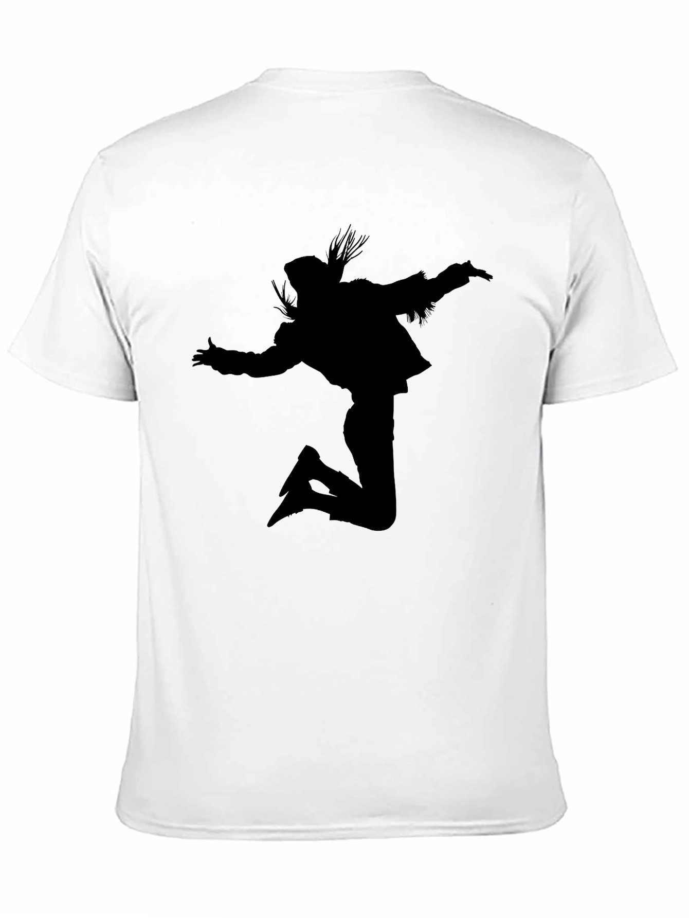 Black Silhouette Jump T-Shirt - Black view 11