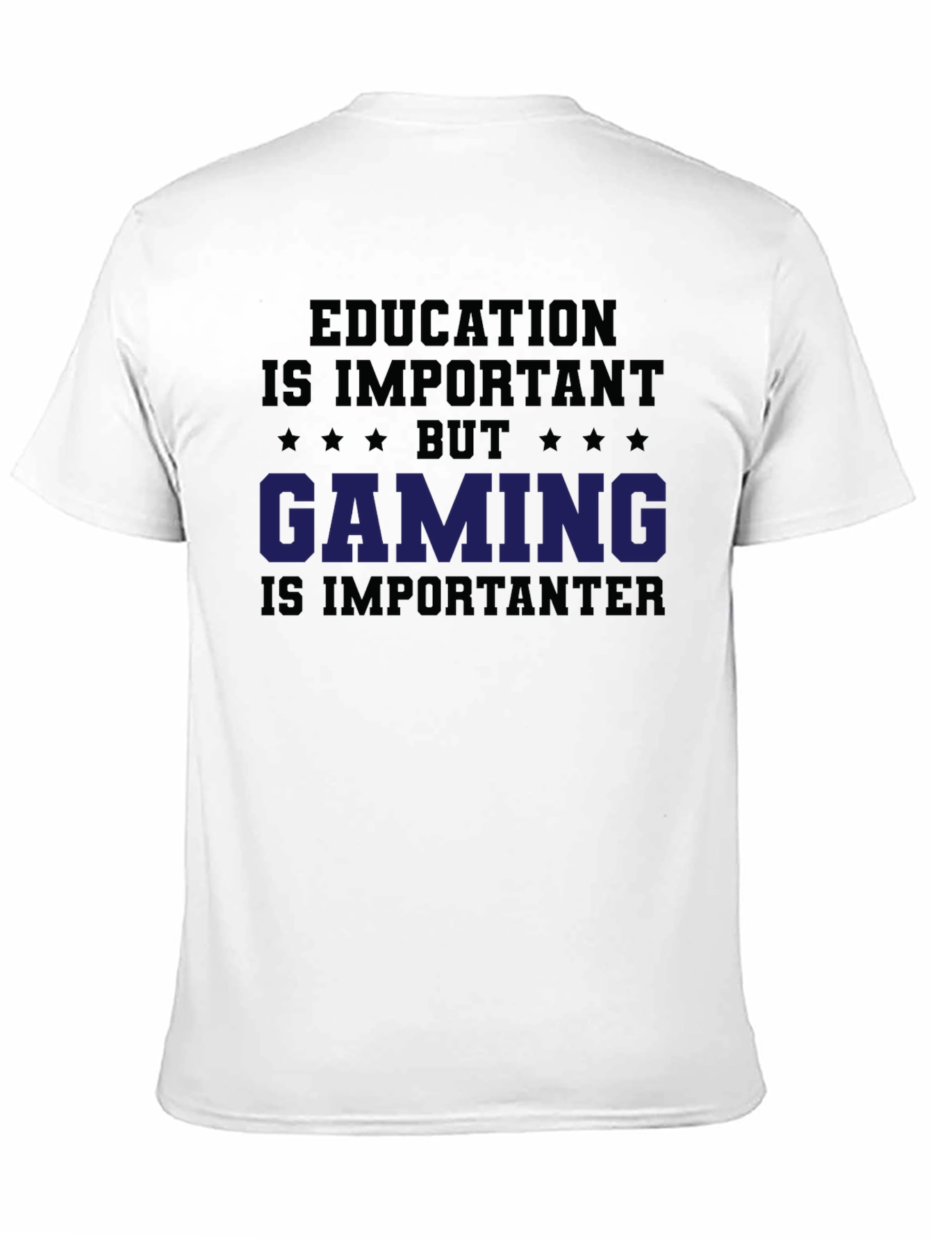 Black Education Important? Gaming T-Shirt view 11