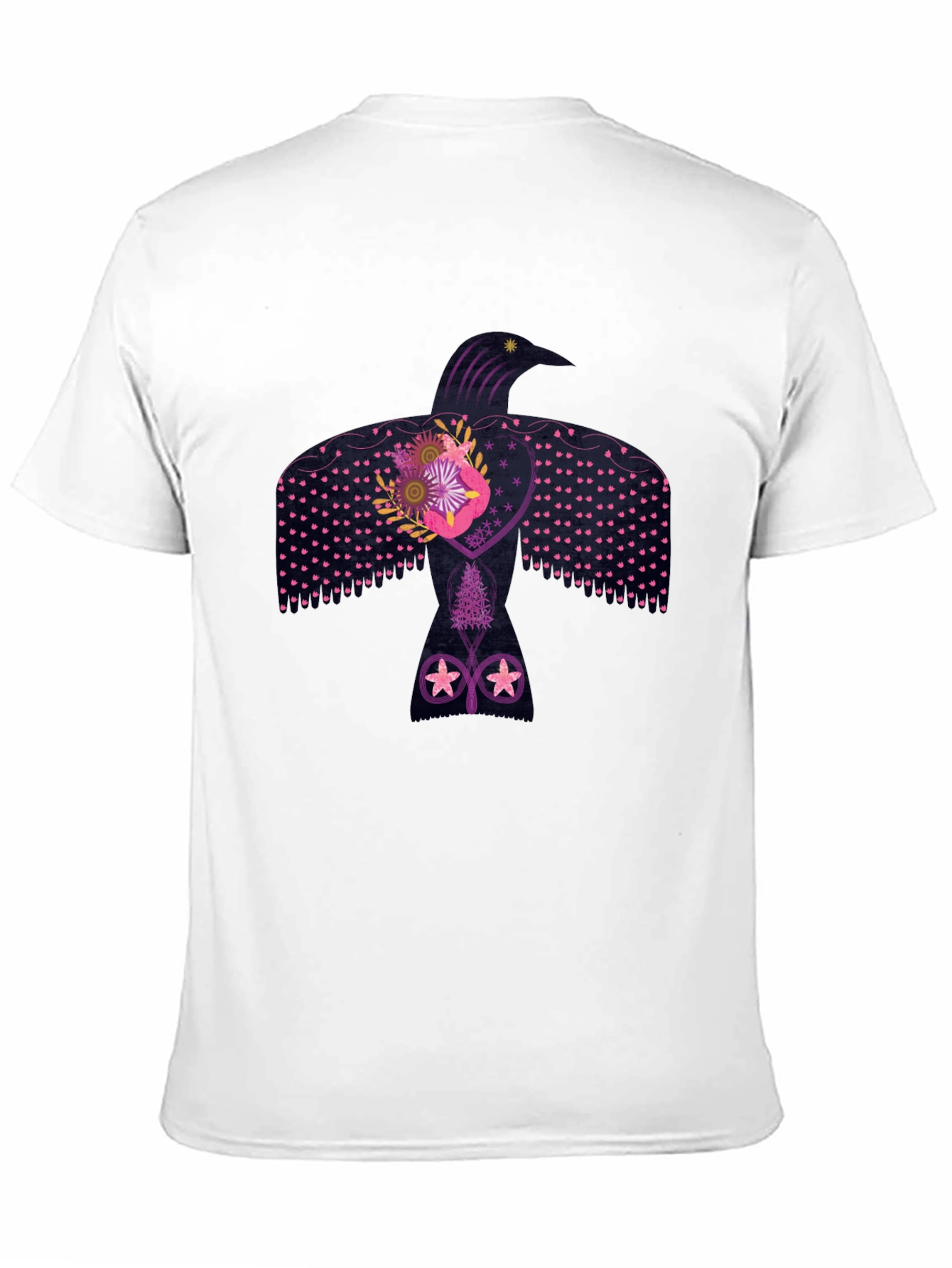 Black Raven Graphic Tee - Artistic Design view 11