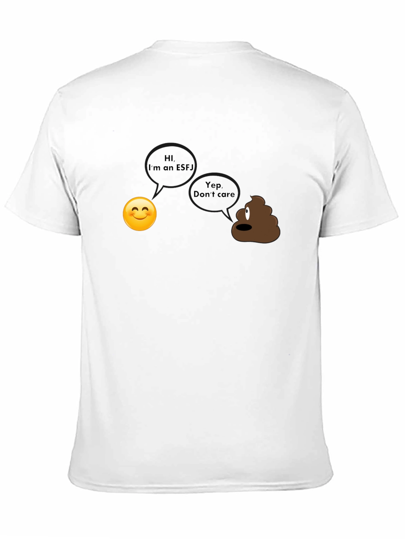 Black Funny ESFJ Personality T-Shirt - Novelty Apparel view 11