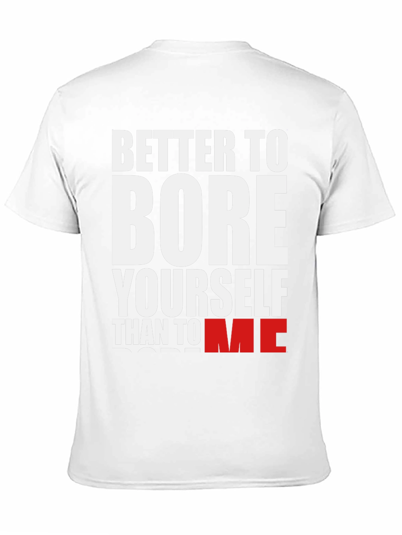 Black Better to Bore Yourself Graphic Tee view 11