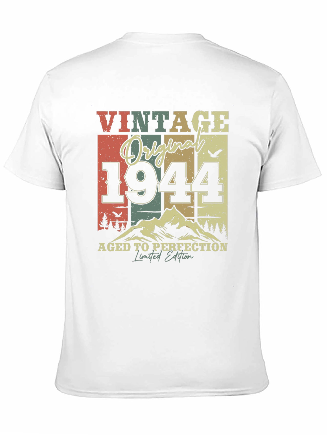 Black Vintage 1944 Aged to Perfection Limited Edition Tee view 11