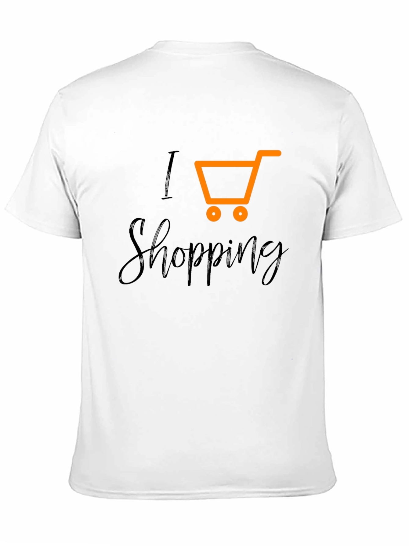Black I Love Shopping Black T-Shirt view 11