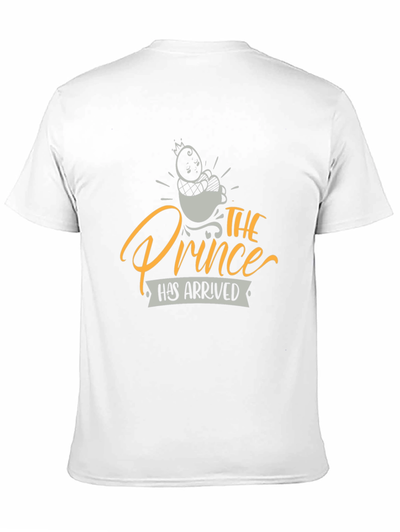 Black The Prince Has Arrived Graphic Tee view 11