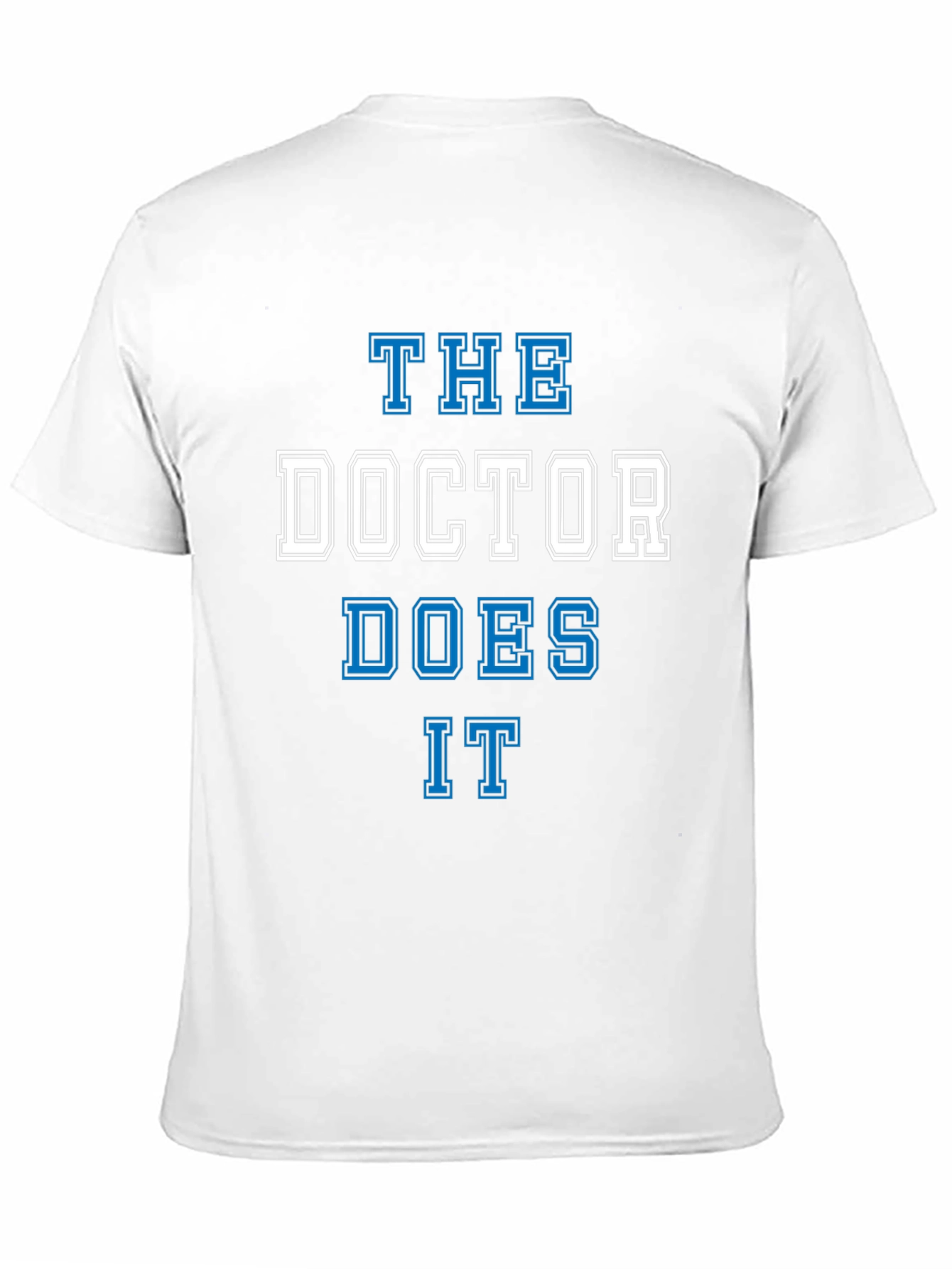 Black The Doctor Does It T-Shirt - Black Cotton Tee view 11