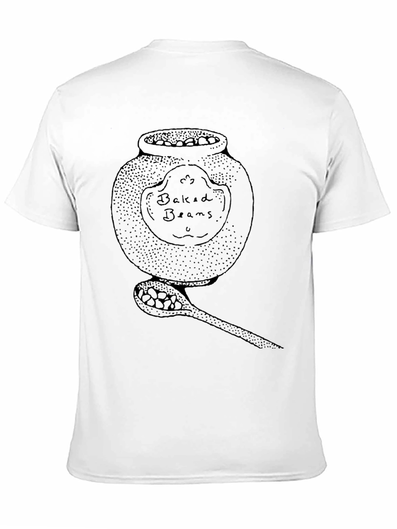 Black Baked Beans Graphic T-Shirt - Foodie Tee view 11