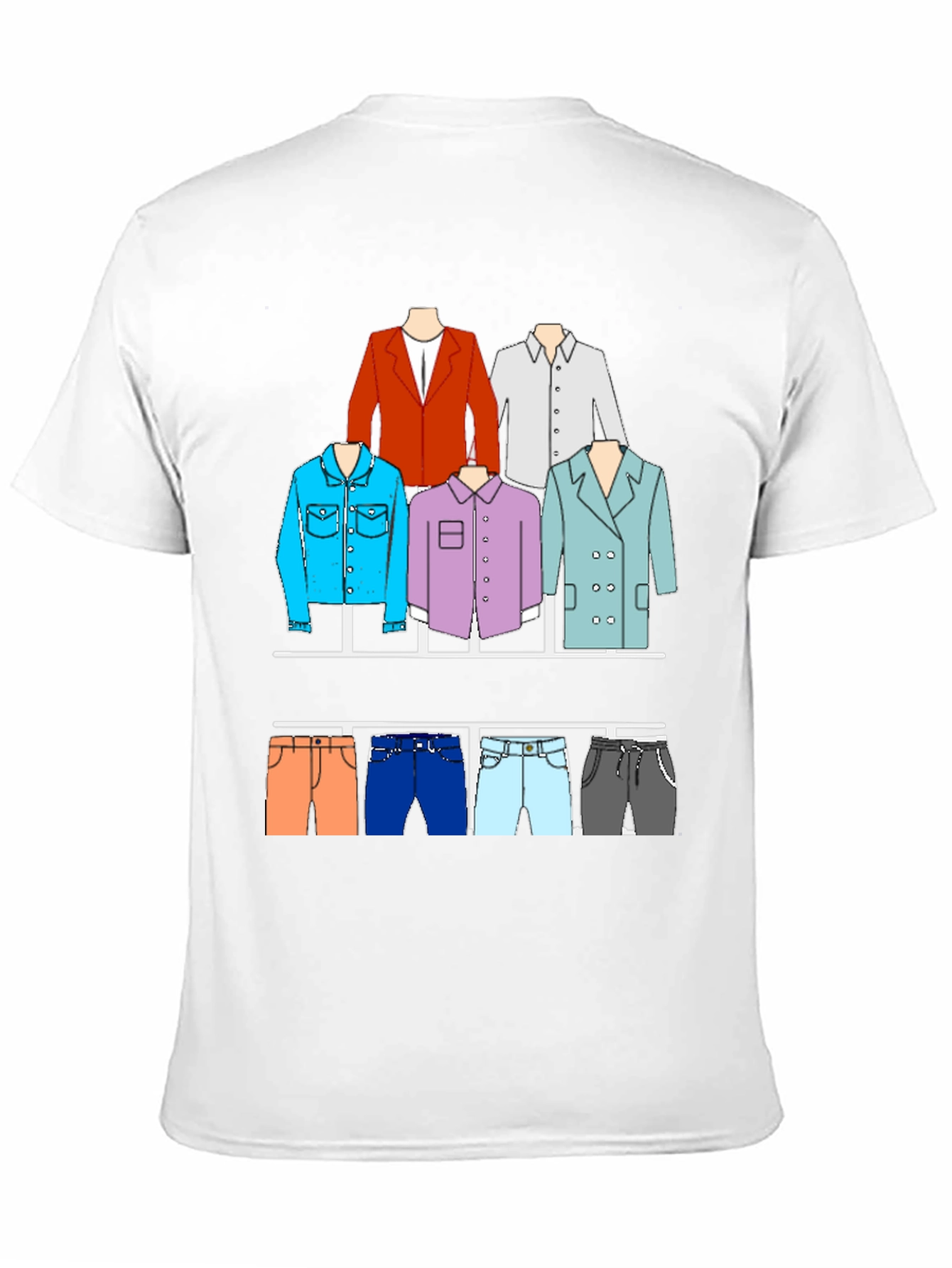 Black Fashion Outfit T-Shirt view 11