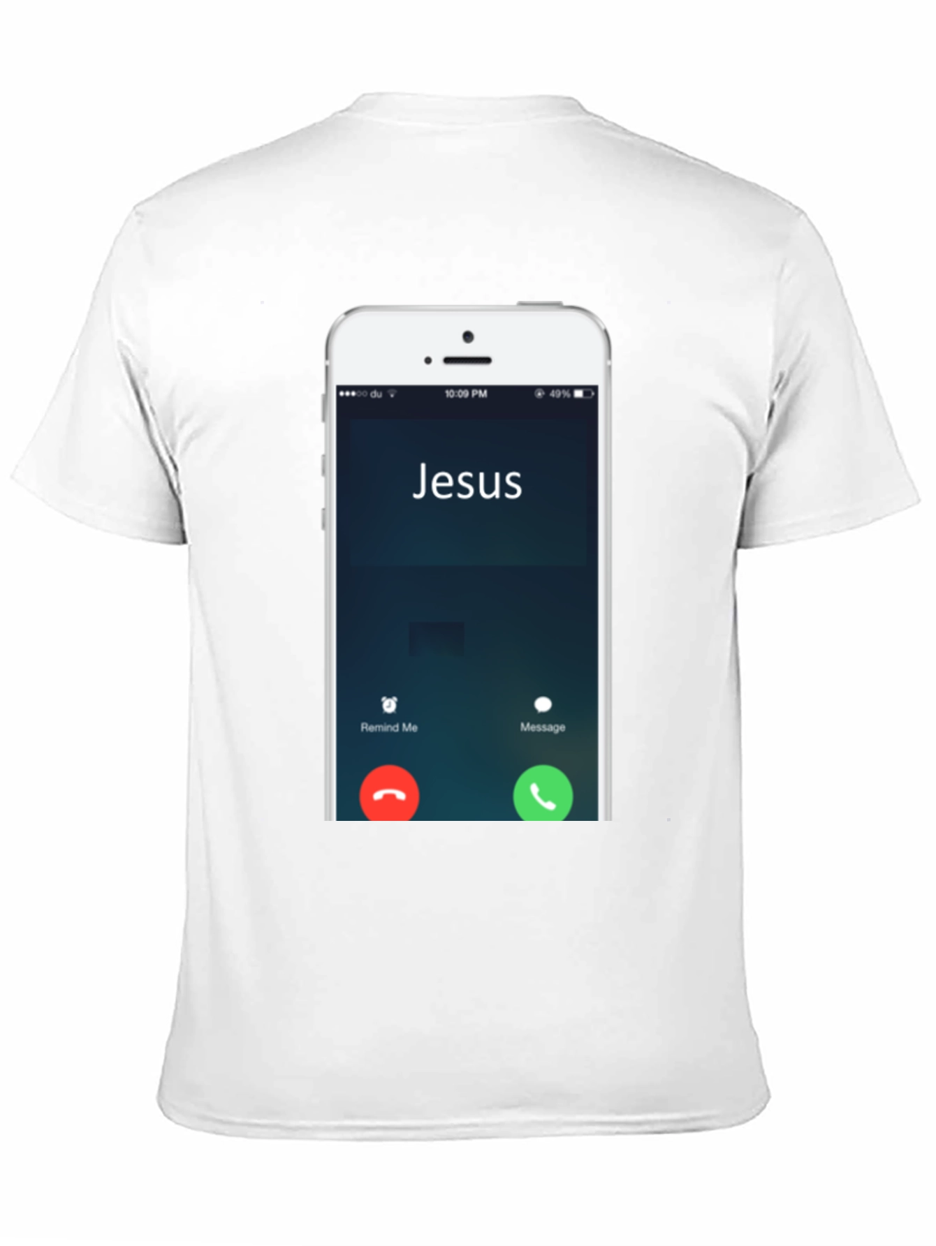 Black Jesus Calling Funny T-Shirt view 11