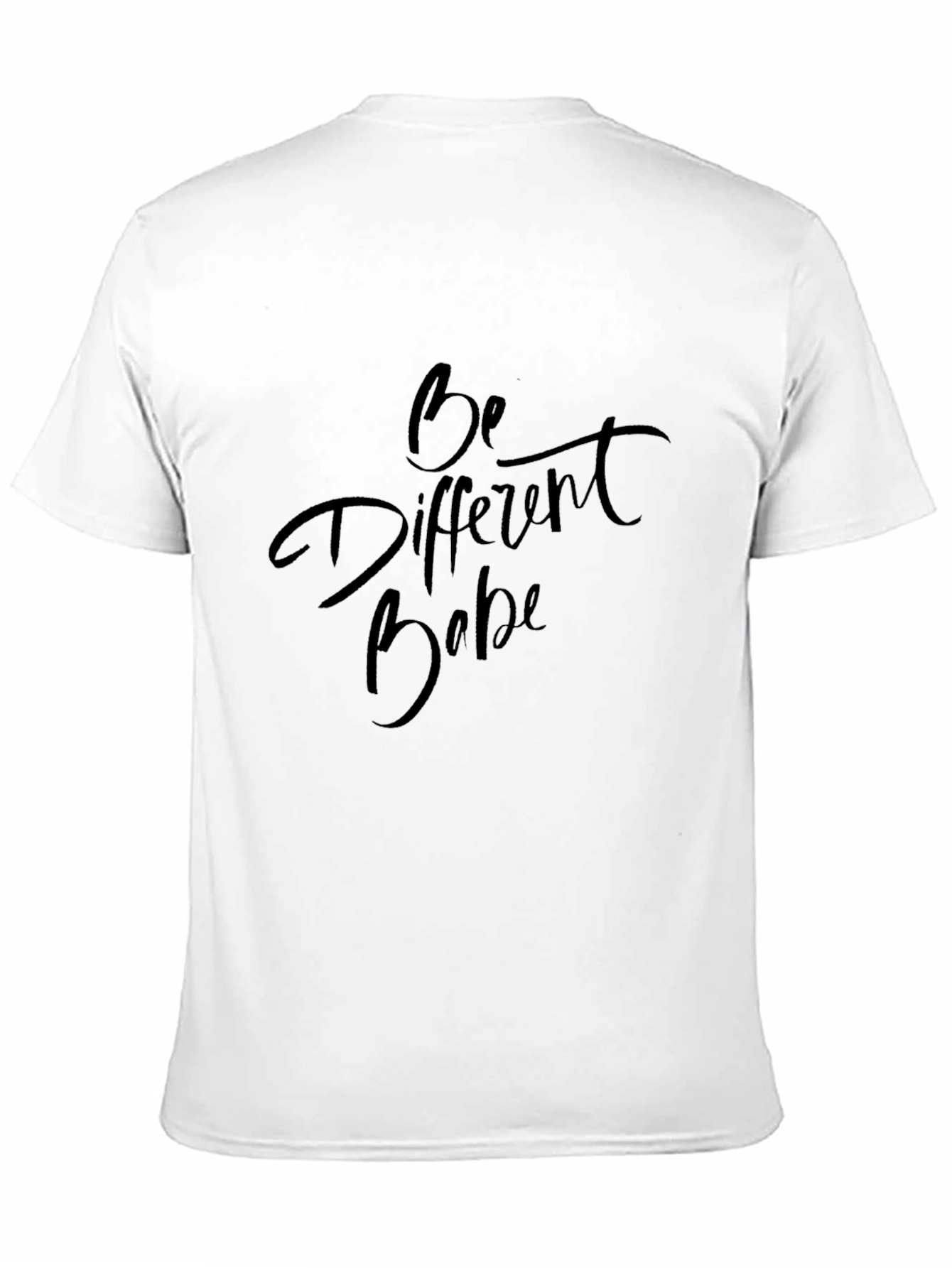Black Be Different Babe Graphic Tee - Unisex Black T-Shirt view 11