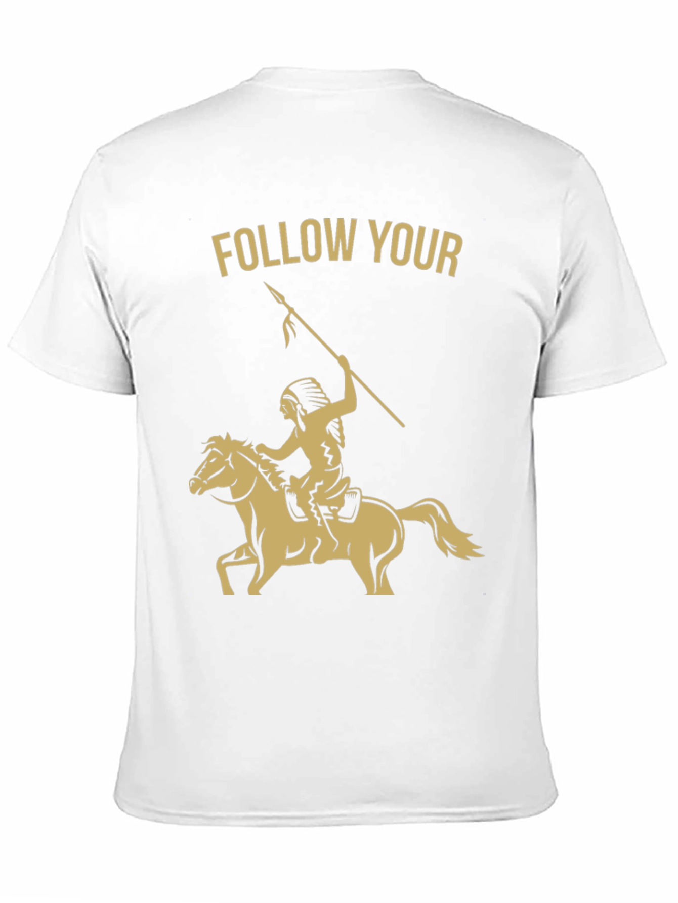 Black Follow Your Arrow T-Shirt - Native American Horse Rider Tee view 11