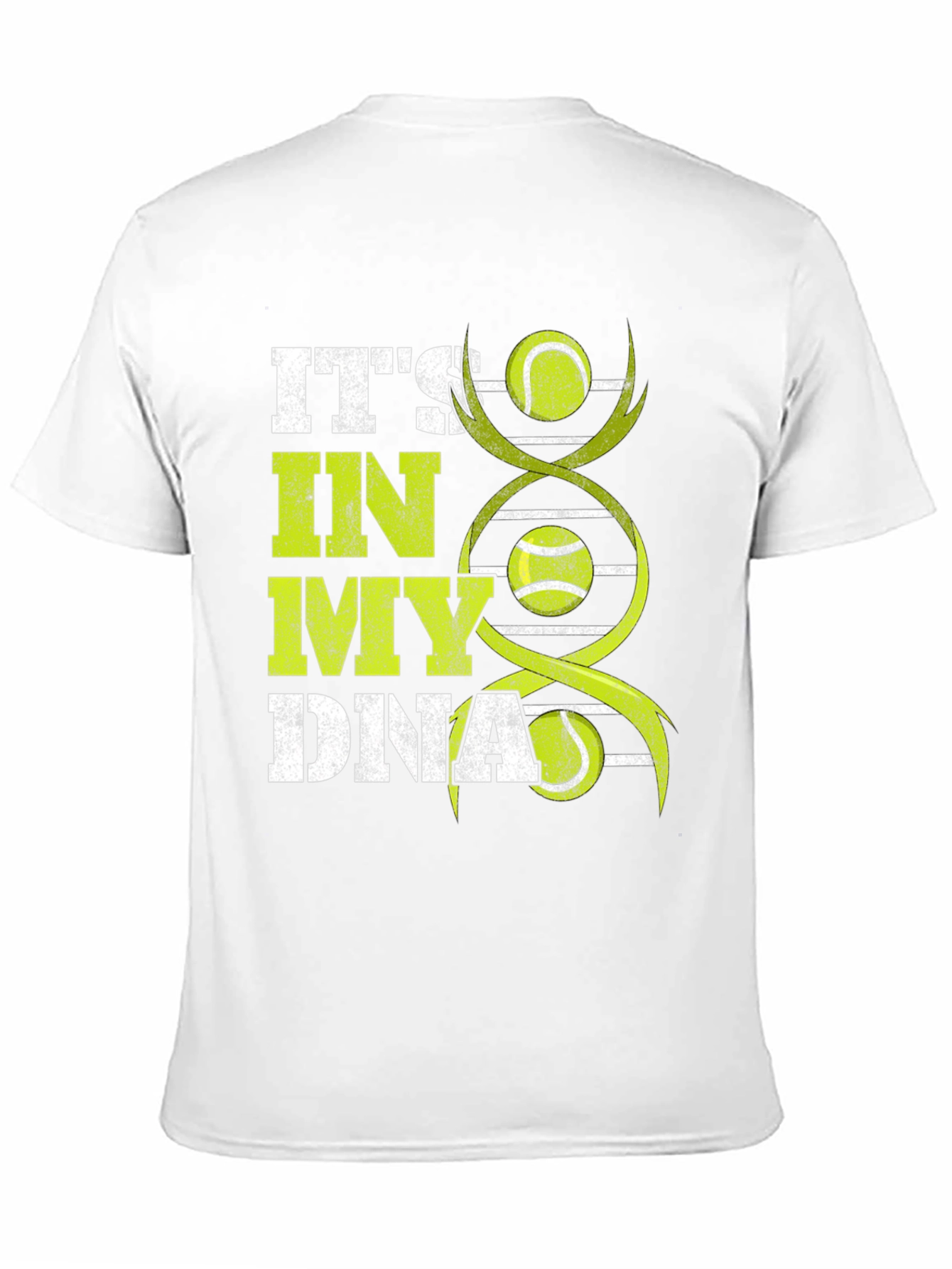 Black Tennis DNA T-Shirt - Passion for the Game view 11
