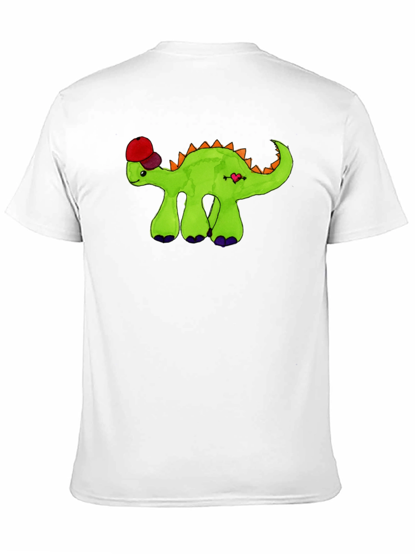 Black Dino with Hat Graphic Tee view 11