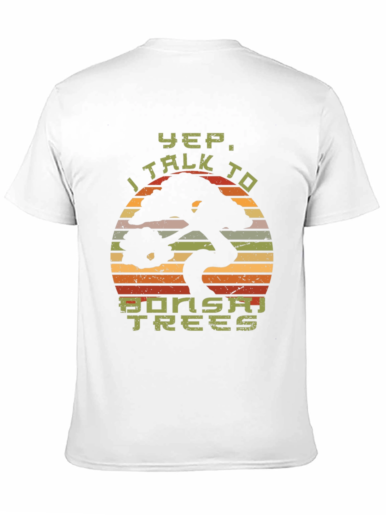 Black Yep, I Talk to Bonsai Trees Black T-Shirt view 11