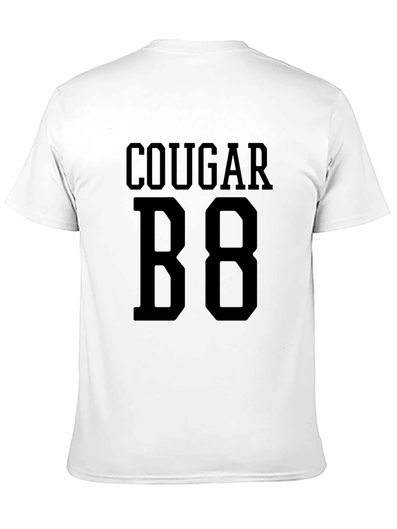 Black Cougar 88 Graphic T-Shirt - Mens Black Tee view 11