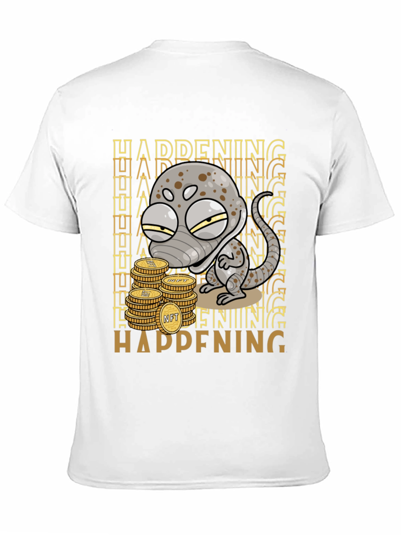 HAPPENING NFT Coin Lizard T-Shirt - 11