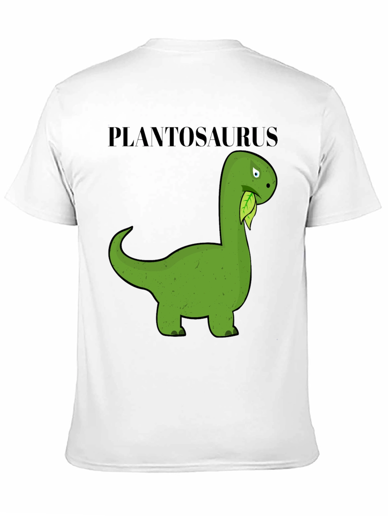 Black Plantosaurus T-Shirt - Funny Herbivore Dinosaur Tee view 11