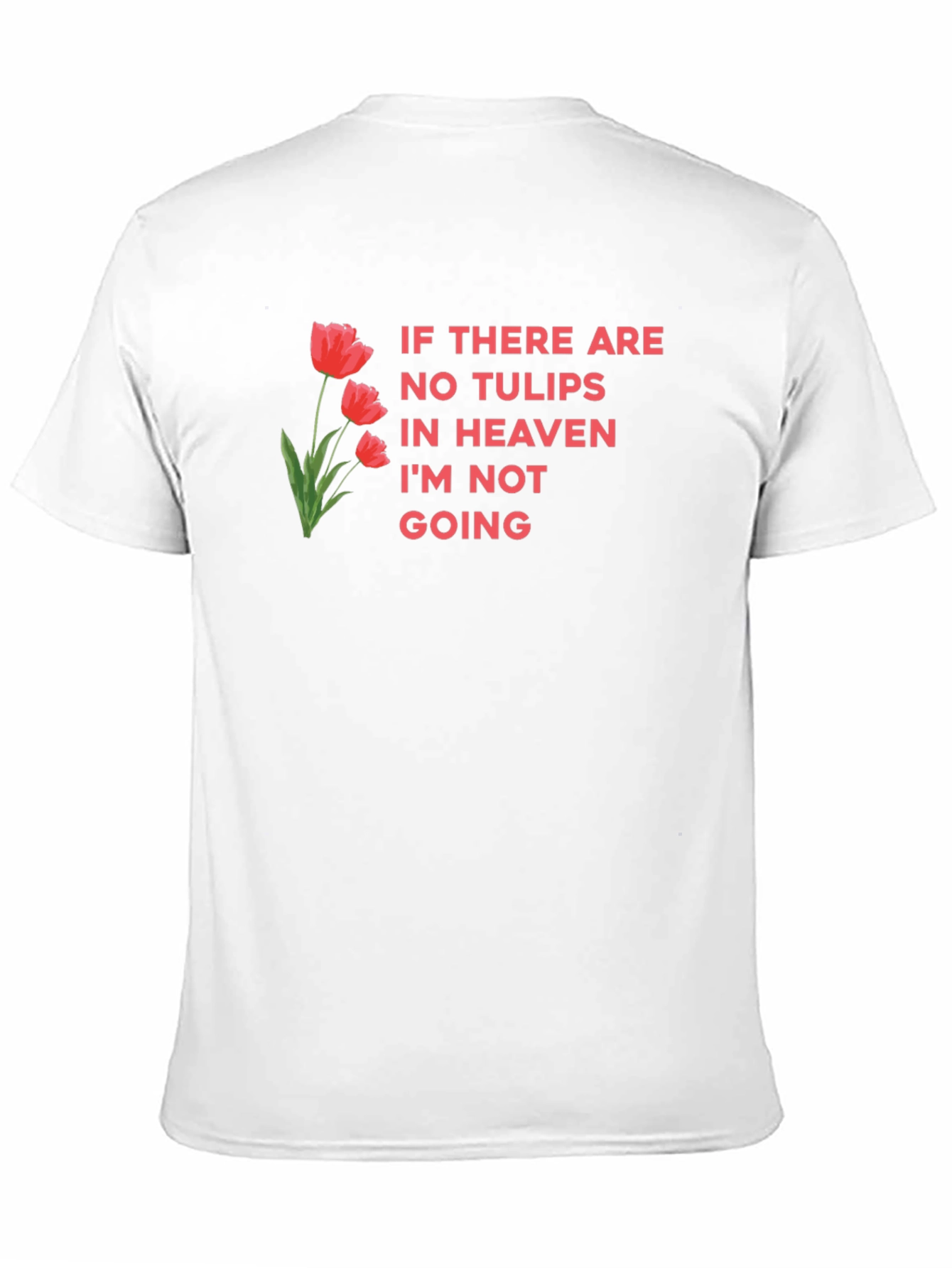 Black Tulips in Heaven Graphic Tee - Funny T-Shirt view 11