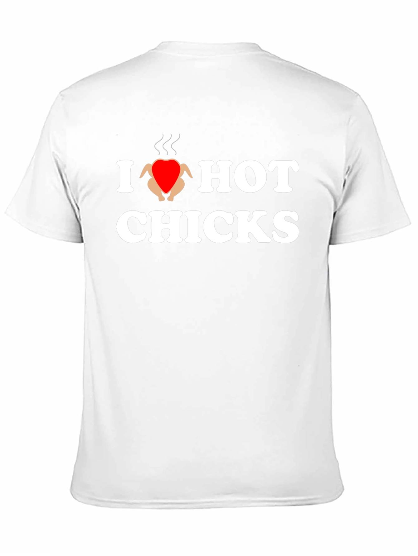 Black I Heart Hot Chicks T-Shirt - Novelty Graphic Tee view 11