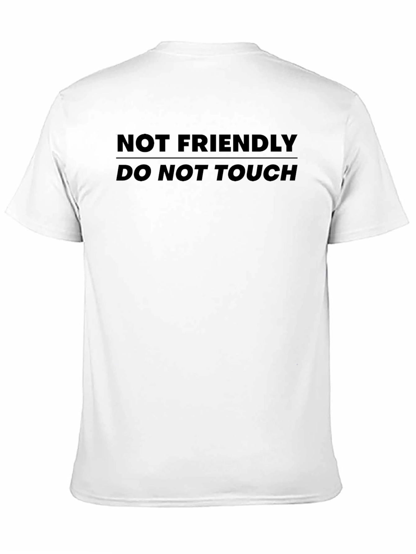 Black Not Friendly T-Shirt view 11