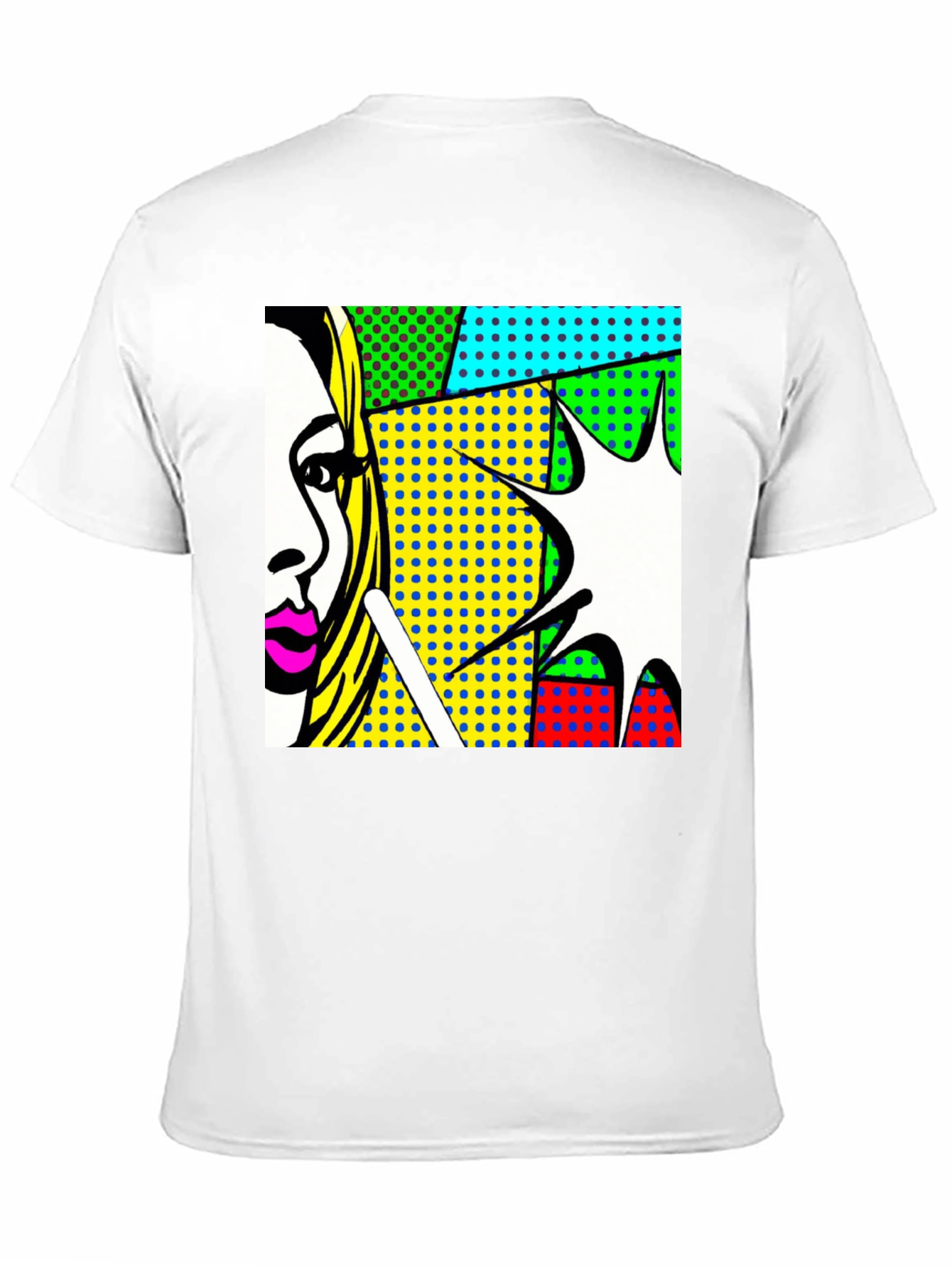 Black Pop Art Graphic Tee view 11