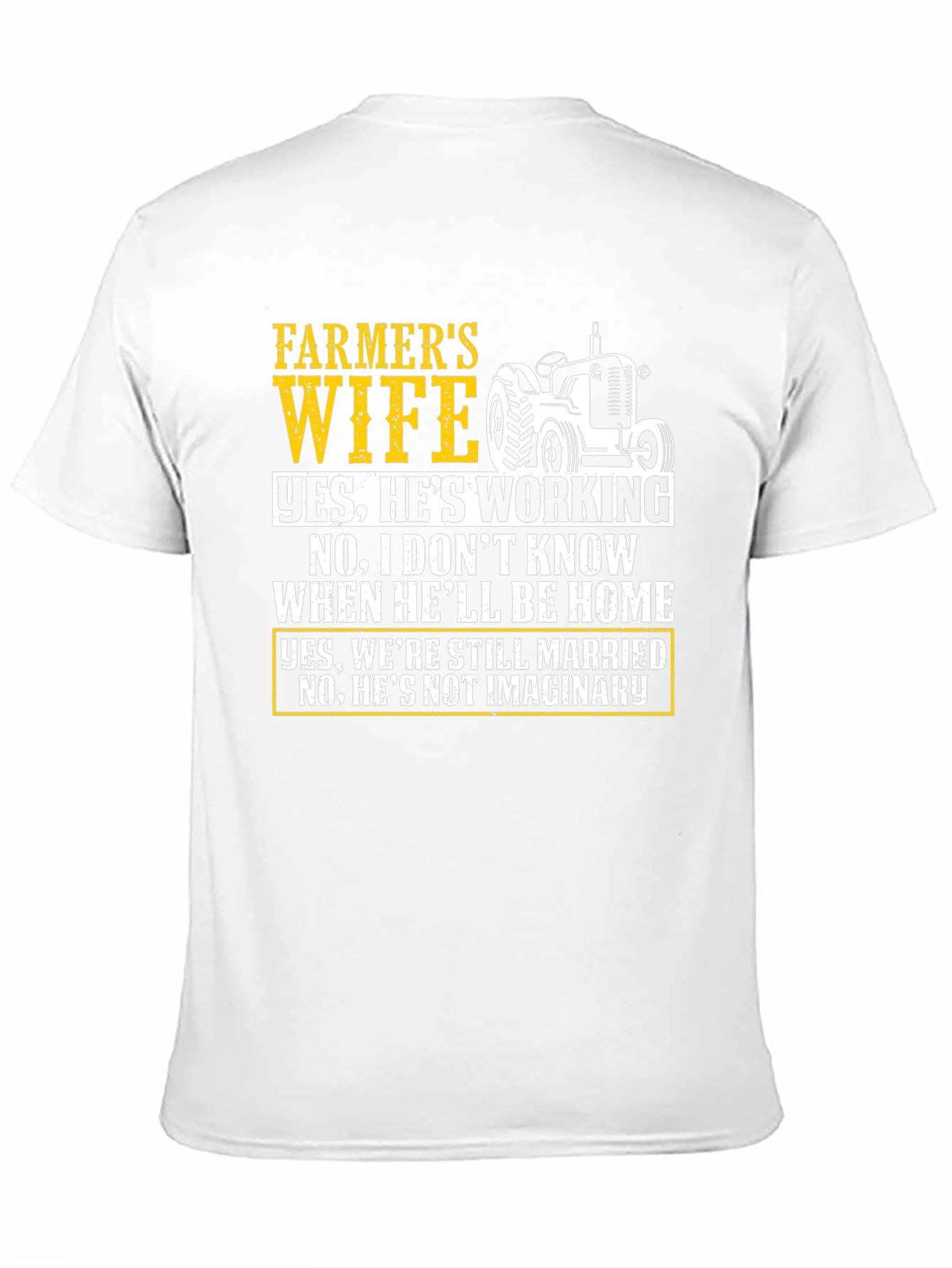 Black Farmer's Wife Novelty Graphic T-Shirt view 11