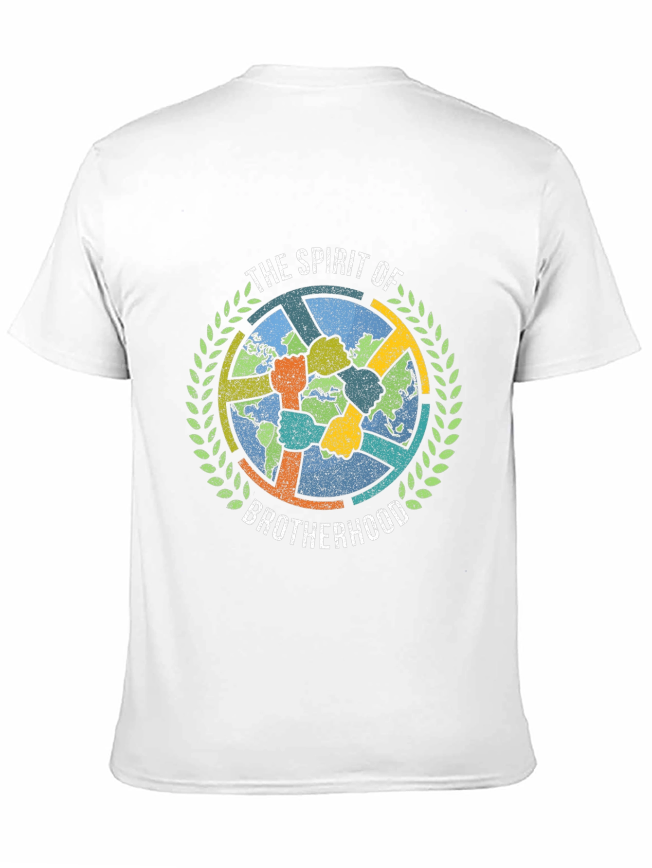 Black Spirit of Brotherhood Graphic Tee view 11