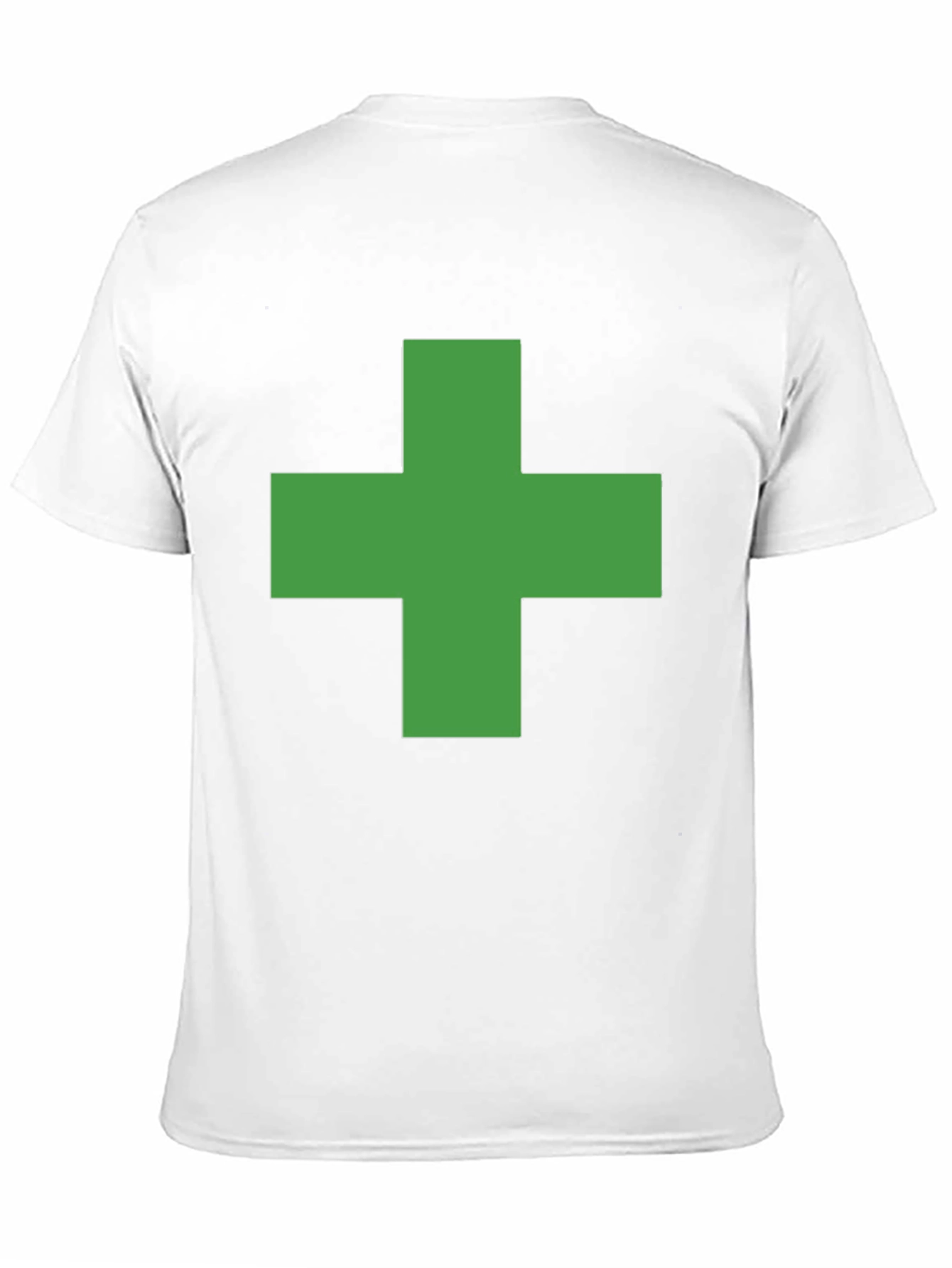 Black Green Cross Graphic Black T-Shirt view 11